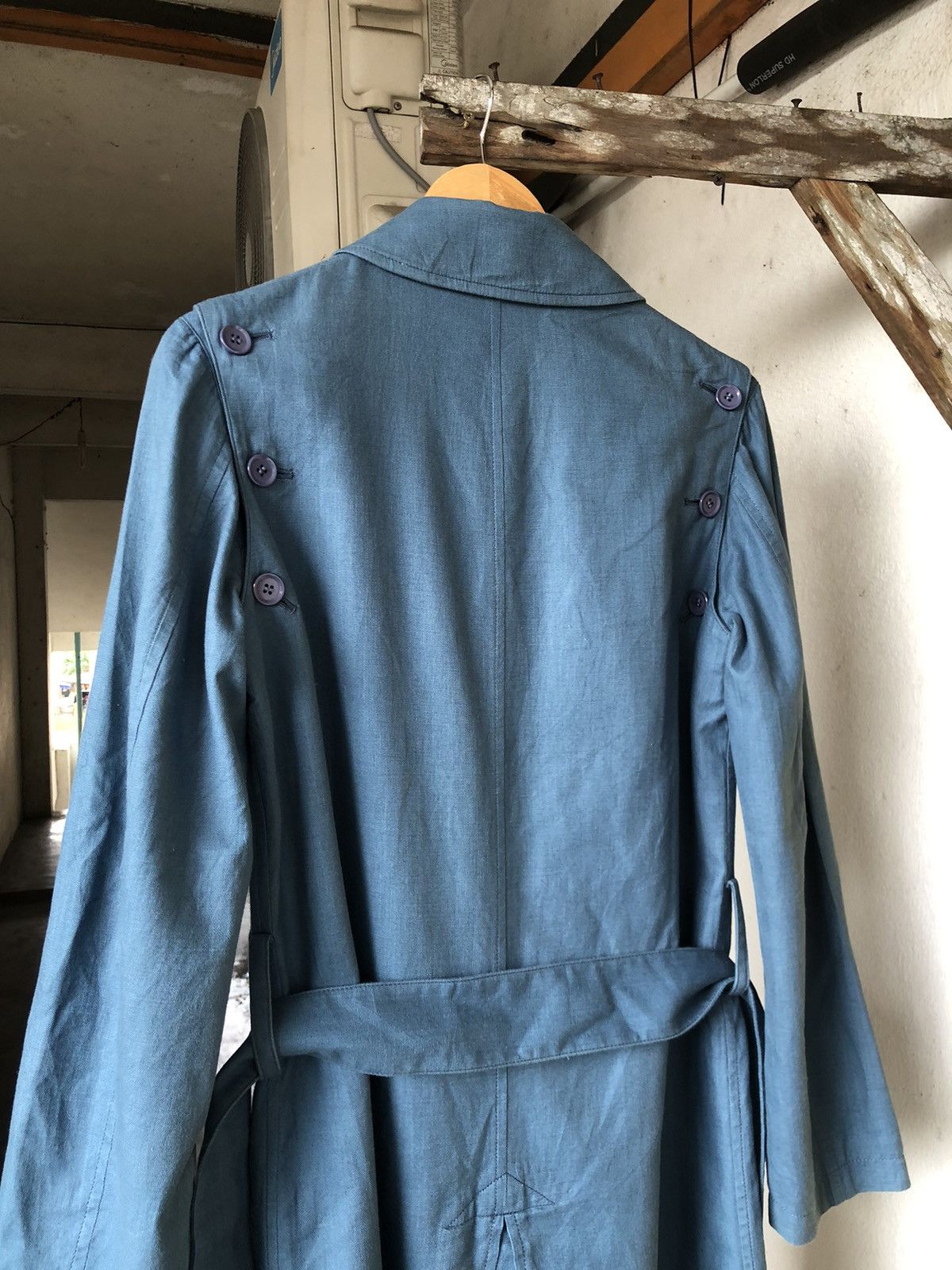Yohji Yamamoto Vintage Yohji Yamamoto 2 in 1 Long Coat Size US S / EU 44-46 / 1 - 13 Thumbnail