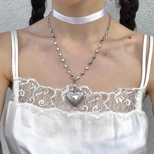Other Vintage Love Heart Necklace Size ONE SIZE - 2 Thumbnail