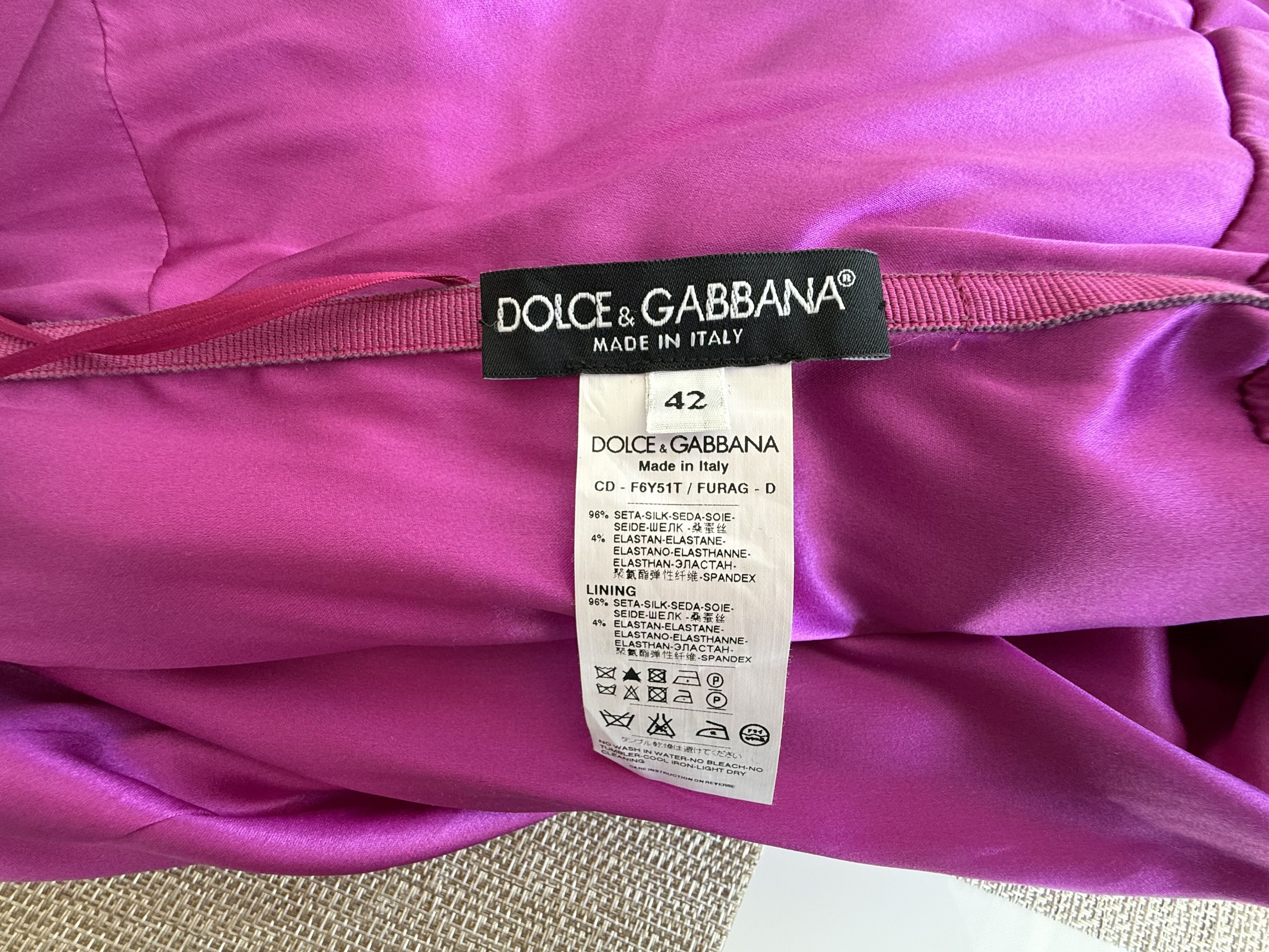 Dolce & Gabbana Dolce&Gabbana Strapless Bodycon Dress, Size S/42 (IT) Size S / US 4 / IT 40 - 4 Thumbnail