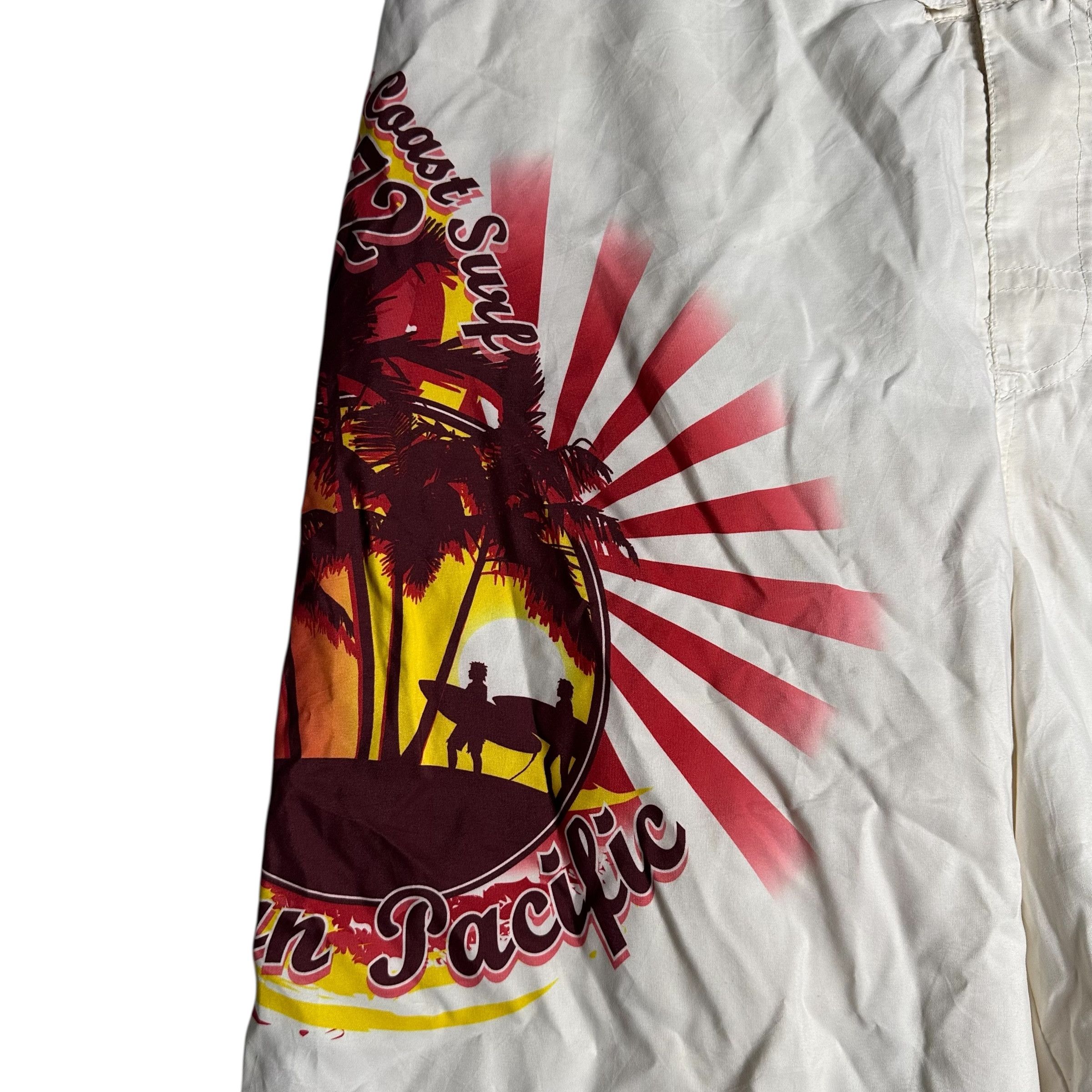 Ocean Pacific × Vintage 🔥RARE🔥Vintage Ocean Pasific OP Surf Swim Shorts Size US 34 / EU 50 - 3 Thumbnail