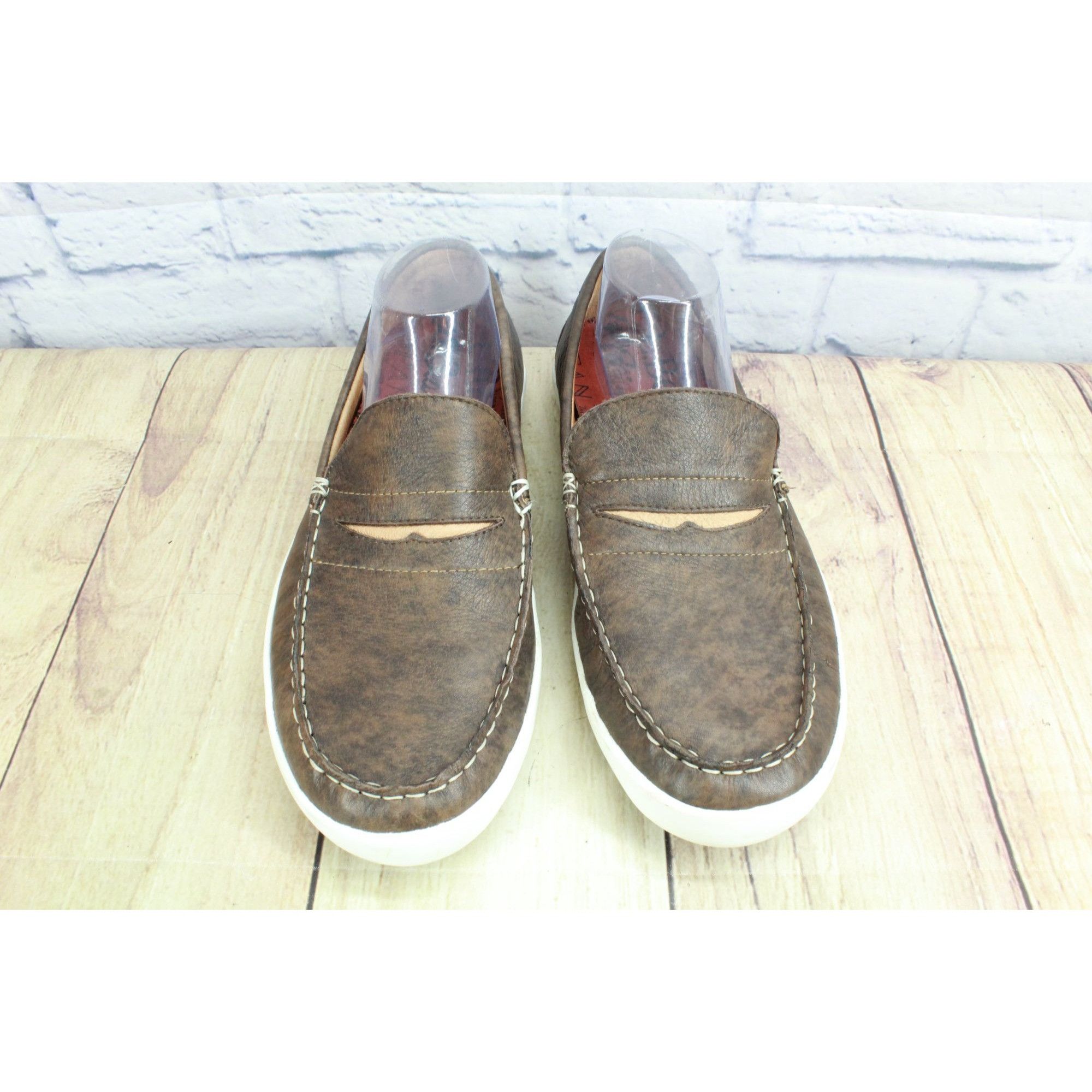 L.L. Bean LL Bean Brown Leather Penny Loafers Size 10.5 M Size US 10.5 / EU 43-44 - 4 Thumbnail