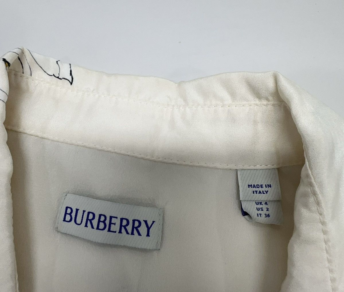 Burberry Burberry SS24 silk pyjama shirt Size S / US 4 / IT 40 - 3 Thumbnail