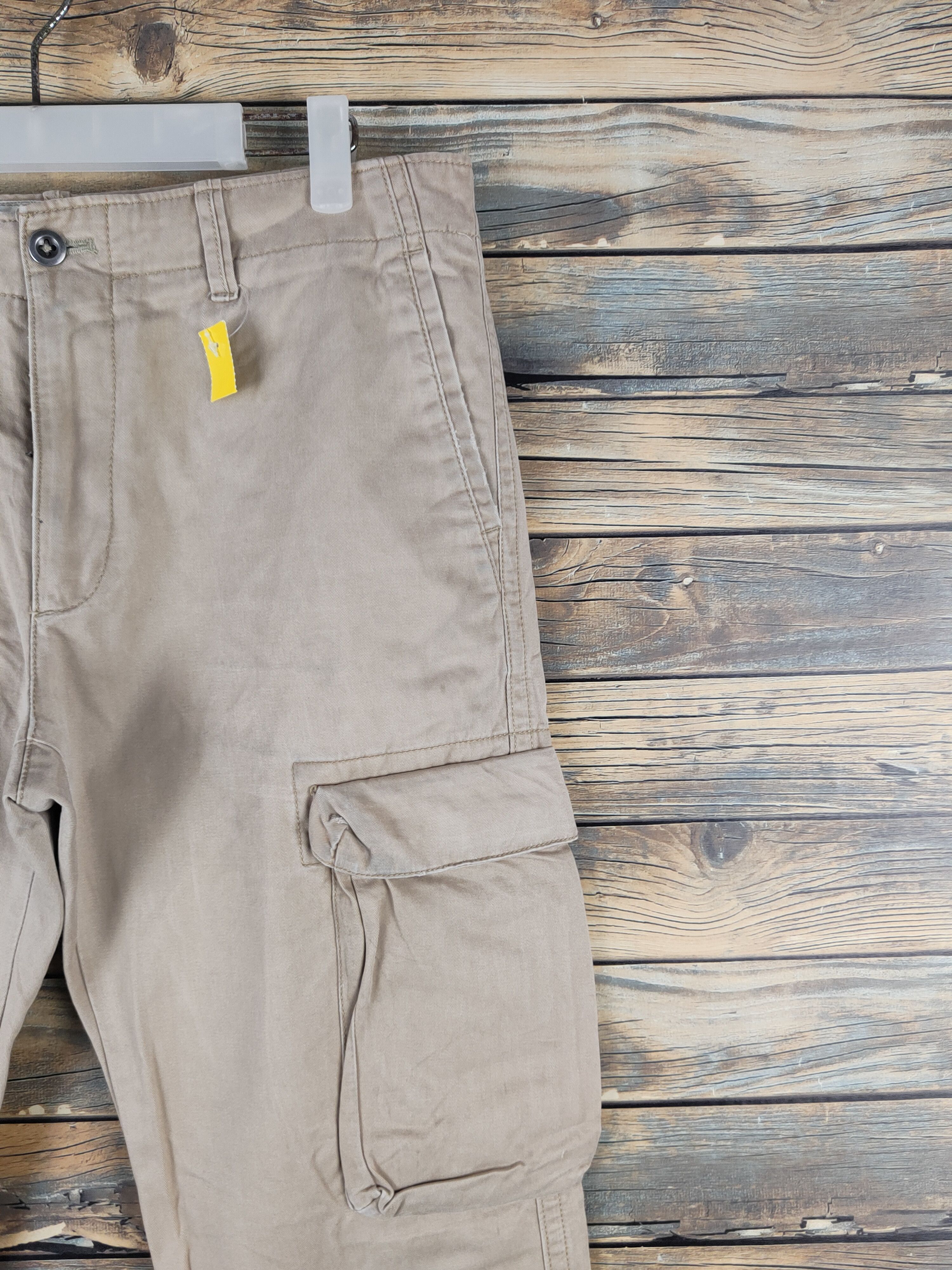 Japanese Brand DL Gap Beige Multipocket Cargo Pants #2383 Size US 32 / EU 48 - 5 Thumbnail