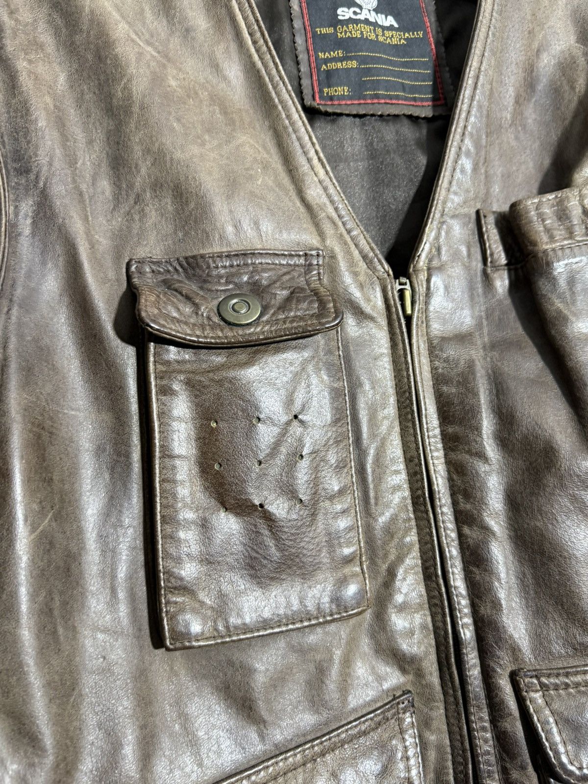 Other Vintsge Scania leather vest size M Size US M / EU 48-50 / 2 - 5 Thumbnail