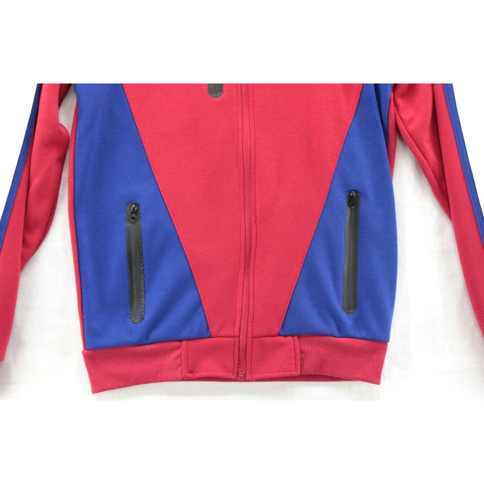 Nike VINTAGE Nike Hoodie Sweatshirt Mens S Red White Blue Full Zip Swoosh Logo Athletic Size US S / EU 44-46 / 1 - 4 Thumbnail