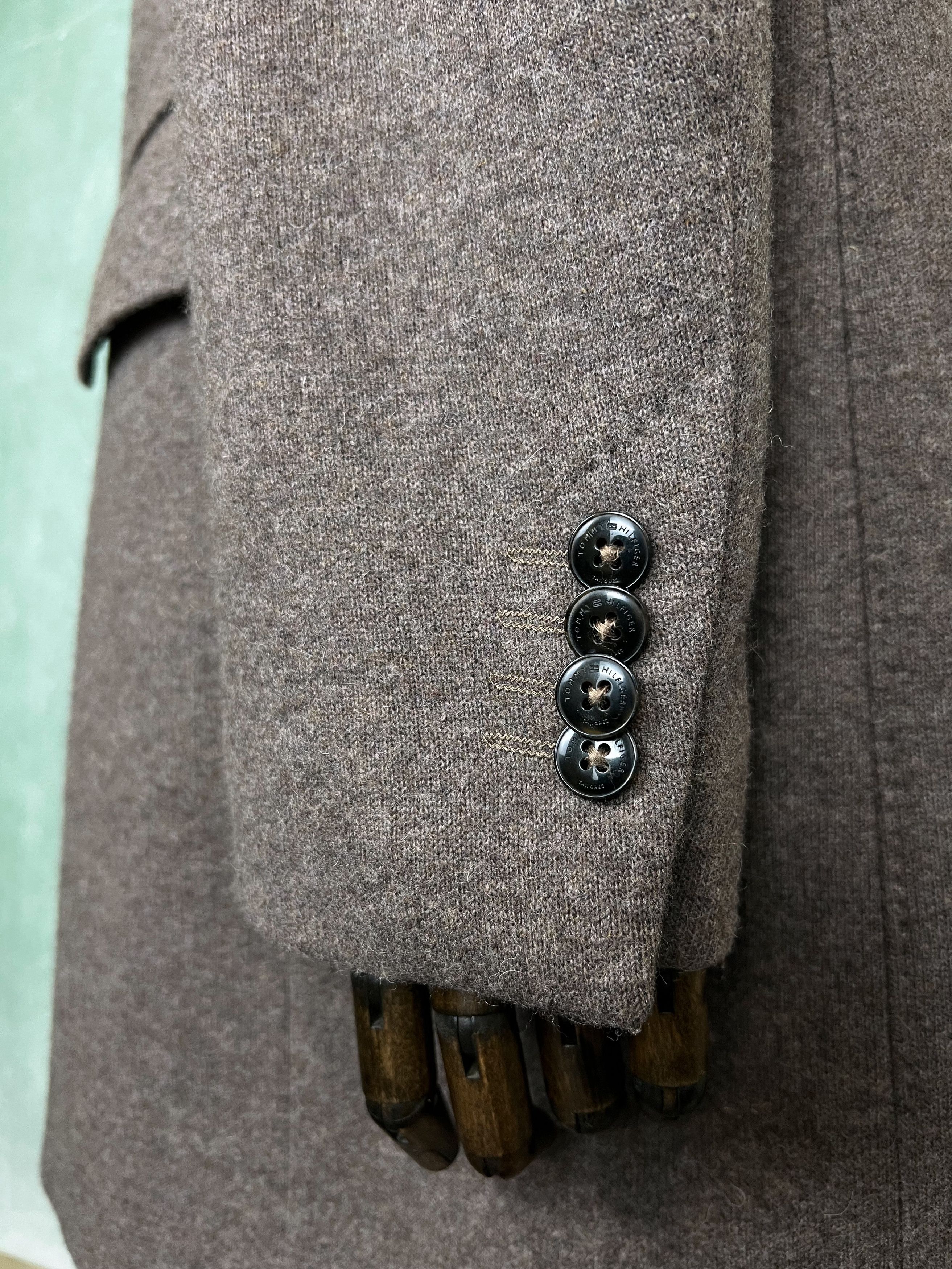 Tommy Hilfiger Tommy Hilfiger Fits L-XL Tailored Slim Fit Overcoat Wool Size US L / EU 52-54 / 3 - 12 Thumbnail