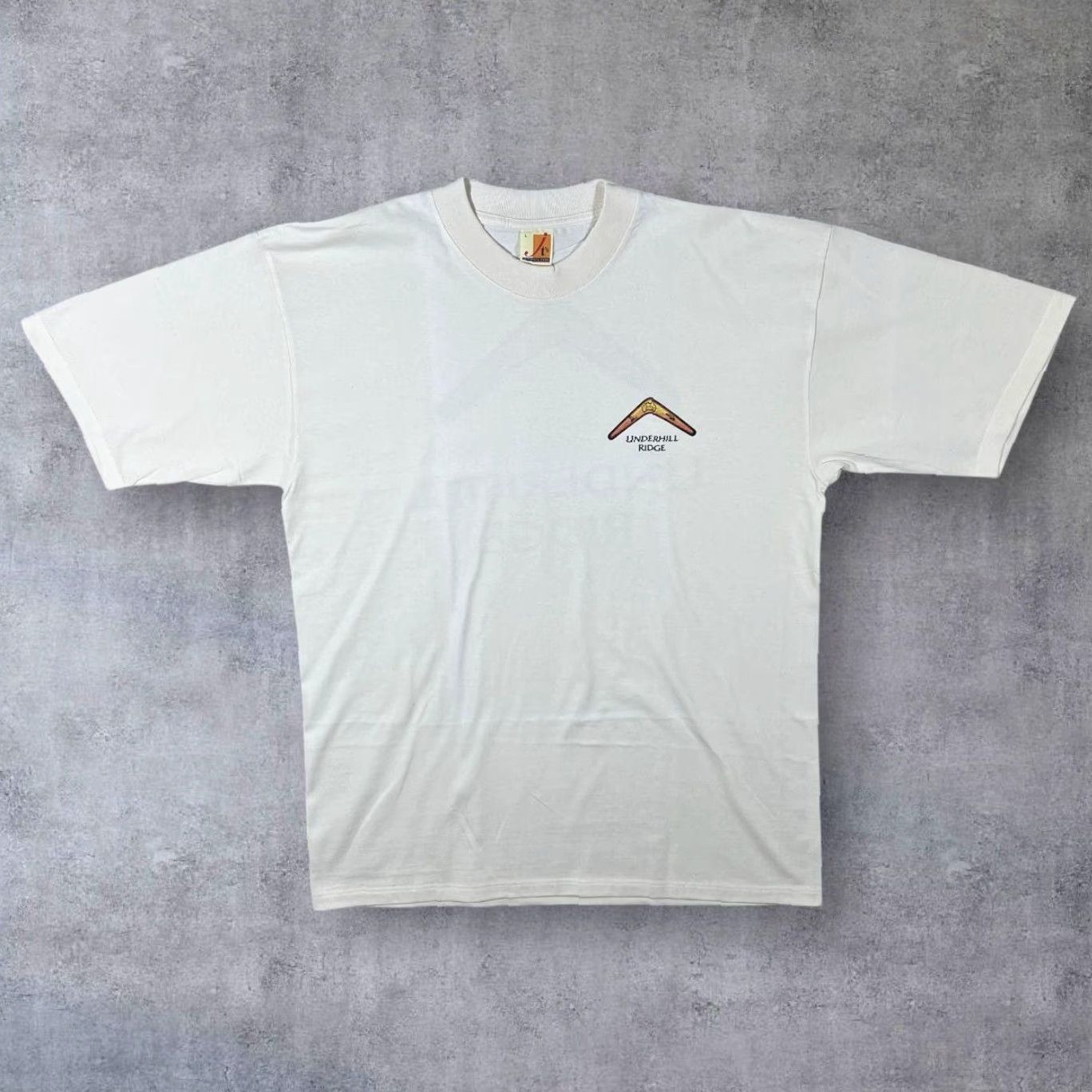 Vintage VINTAGE Underhill Ridge Australian Souvenir Spellout Graphic Cream T-Shirt Large Size US L / EU 52-54 / 3 - 2 Thumbnail