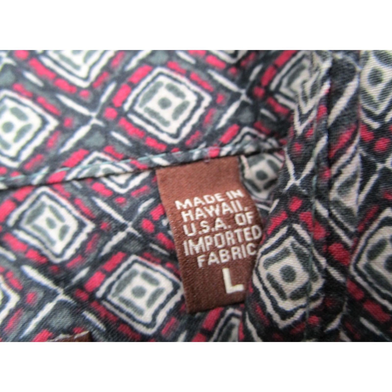 Tori Richard Tori Richard Shirt Mens Large Red Button-Up Cotton Lawn Hawaiian Made in USA Size US L / EU 52-54 / 3 - 4 Thumbnail