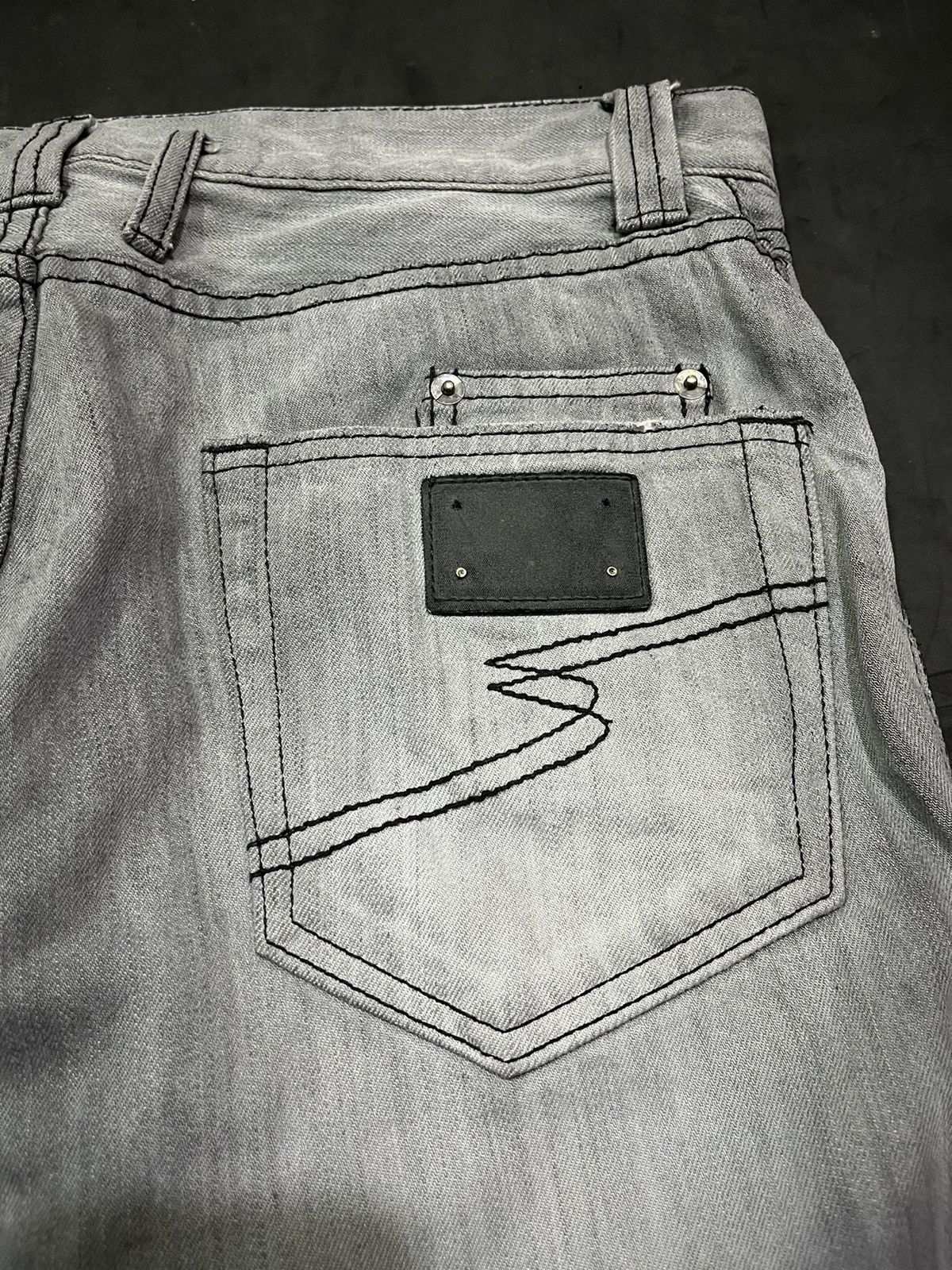Le Grande Bleu (L.G.B.) 💸BINDINGOFFER💸Semantic design flared denim lgb styled Size US 34 / EU 50 - 7 Thumbnail