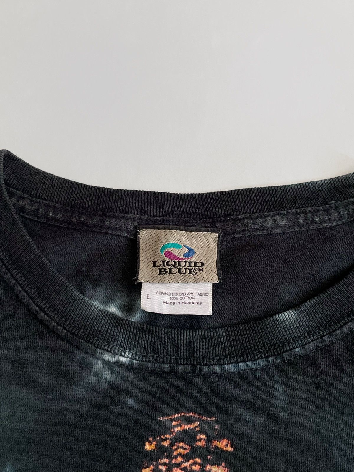 AC/DC × Band Tees × Liquid Blue Vintage Liquid Blue AC/DC Tie Dye merch tee 2000s Size US L / EU 52-54 / 3 - 6 Thumbnail