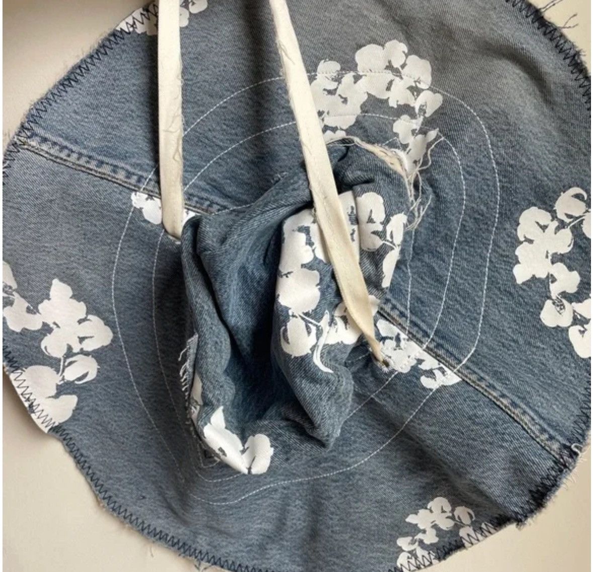 image of Denim Tears Bucket Hat in Blue, Men's