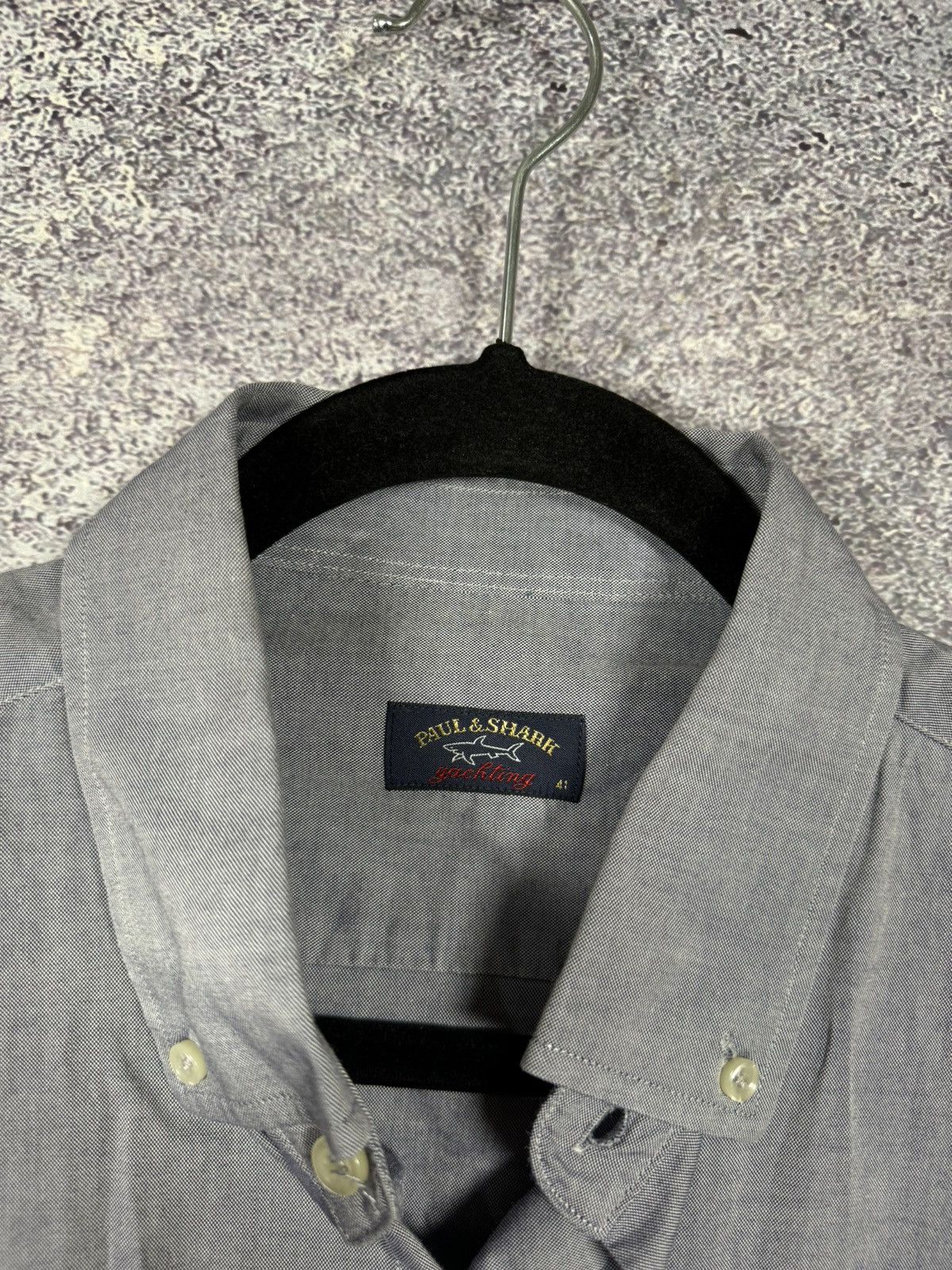 Paul Shark Yachting Shirt Mens Large Button Long Sleeve