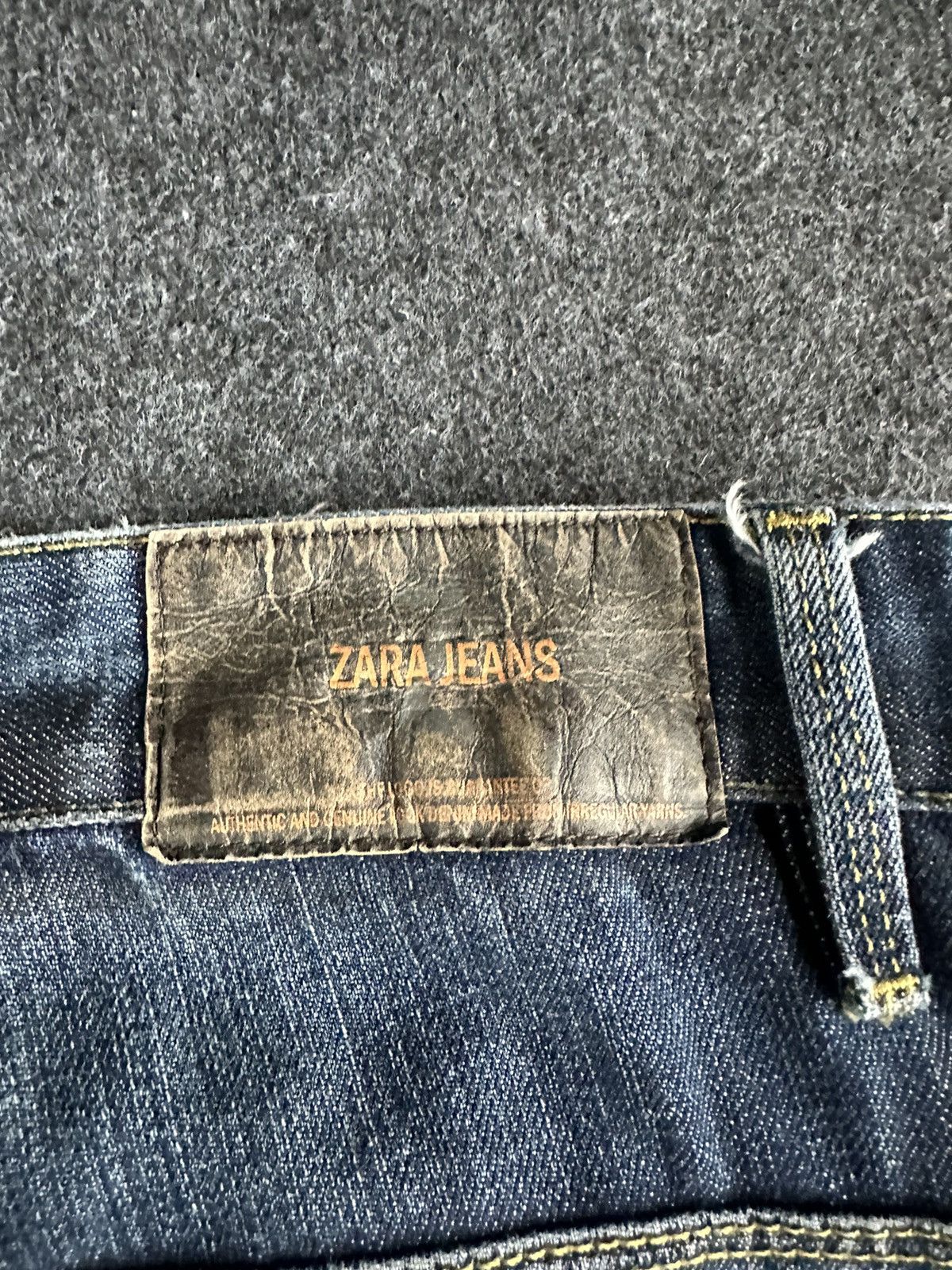 Zara Zara Low Waist Washed Blue Denim D304 Size US 34 / EU 50 - 7 Thumbnail