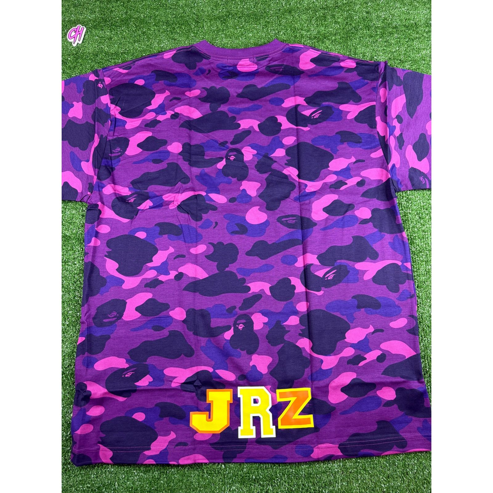 Bape BAPE X Jessie Reyez Purple Shark Camo T-Shirt Size XL Size US XL / EU 56 / 4 - 3 Thumbnail