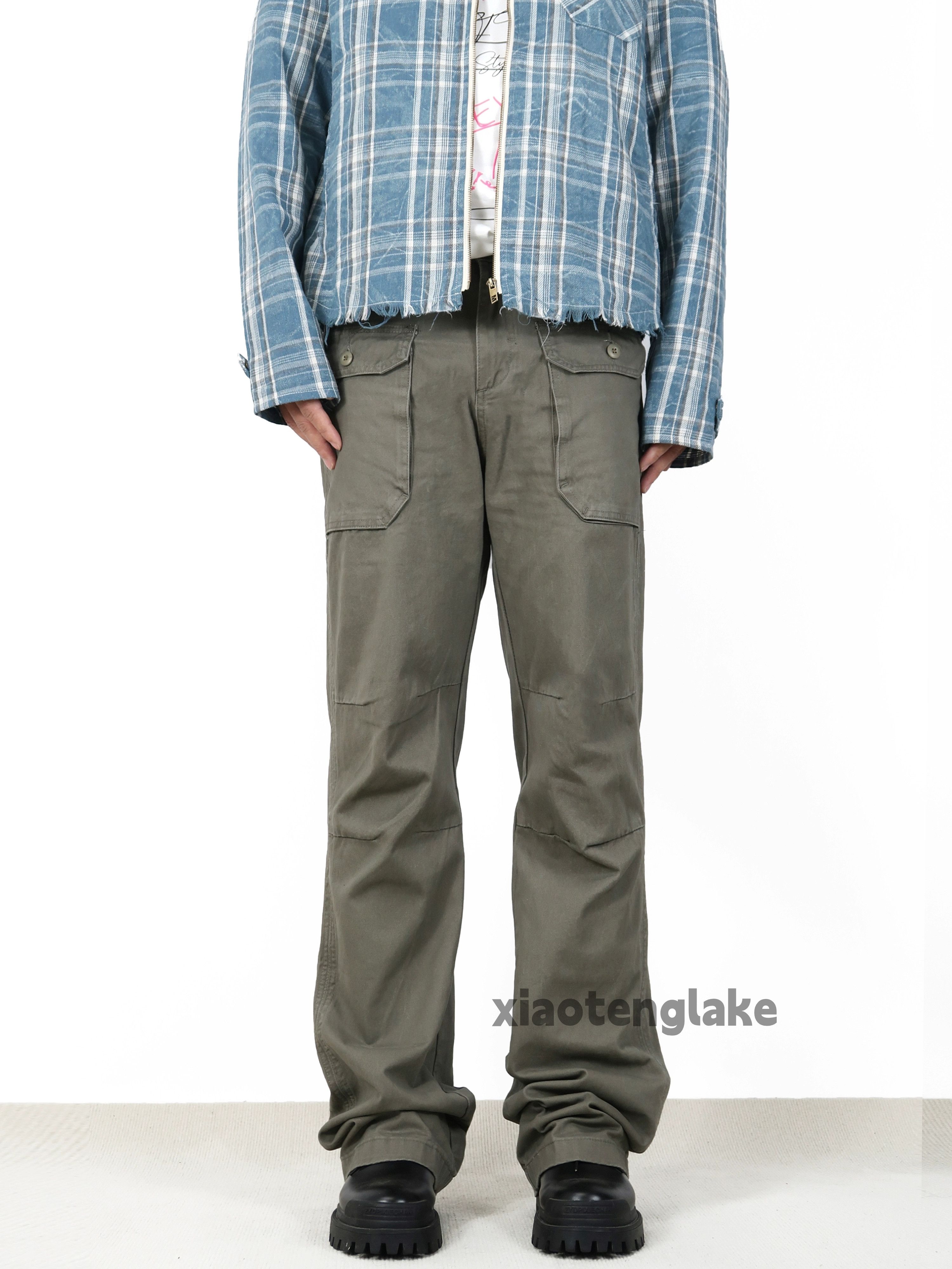 Designer × Japanese Brand × Vintage washed faded utility carpenter workwear cargo pants Size US 32 / EU 48 - 4 Thumbnail