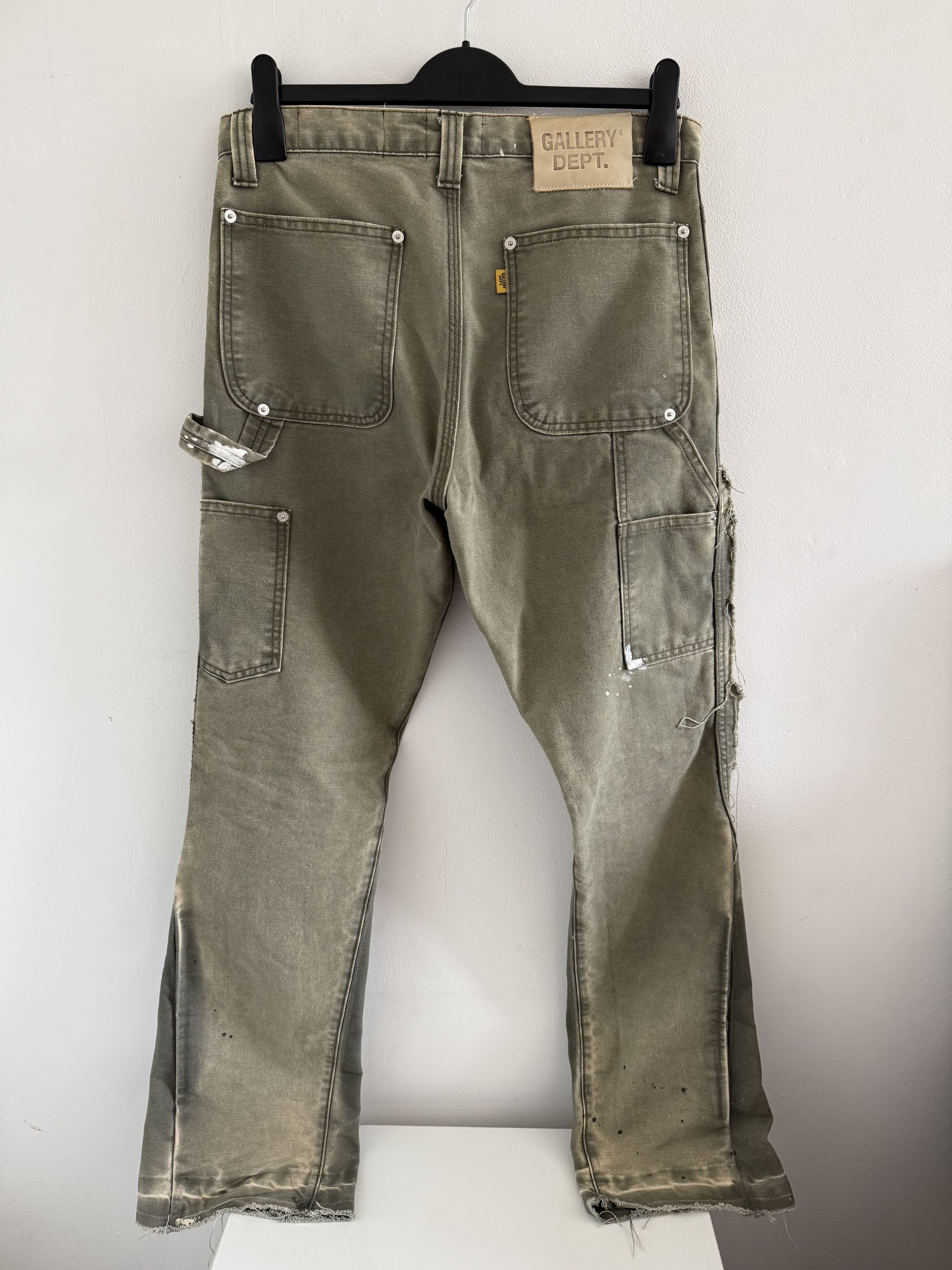 Gallery Dept. Gallery Department LA Flare Carpenter Jeans green moss Size US 30 / EU 46 - 2 Thumbnail