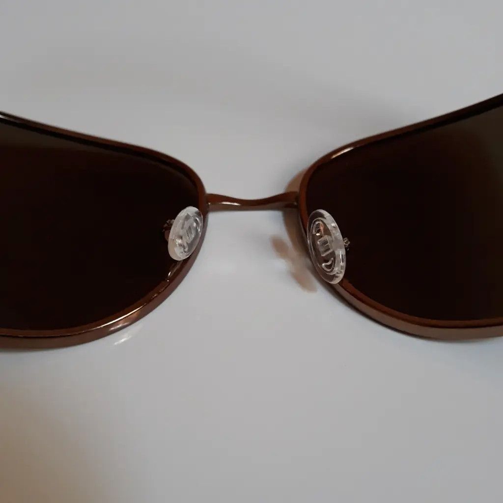 Prada × Vintage PRADA Sunglasses Rectangle Wrap Shield Metal Symbole RI921 Size ONE SIZE - 2 Thumbnail