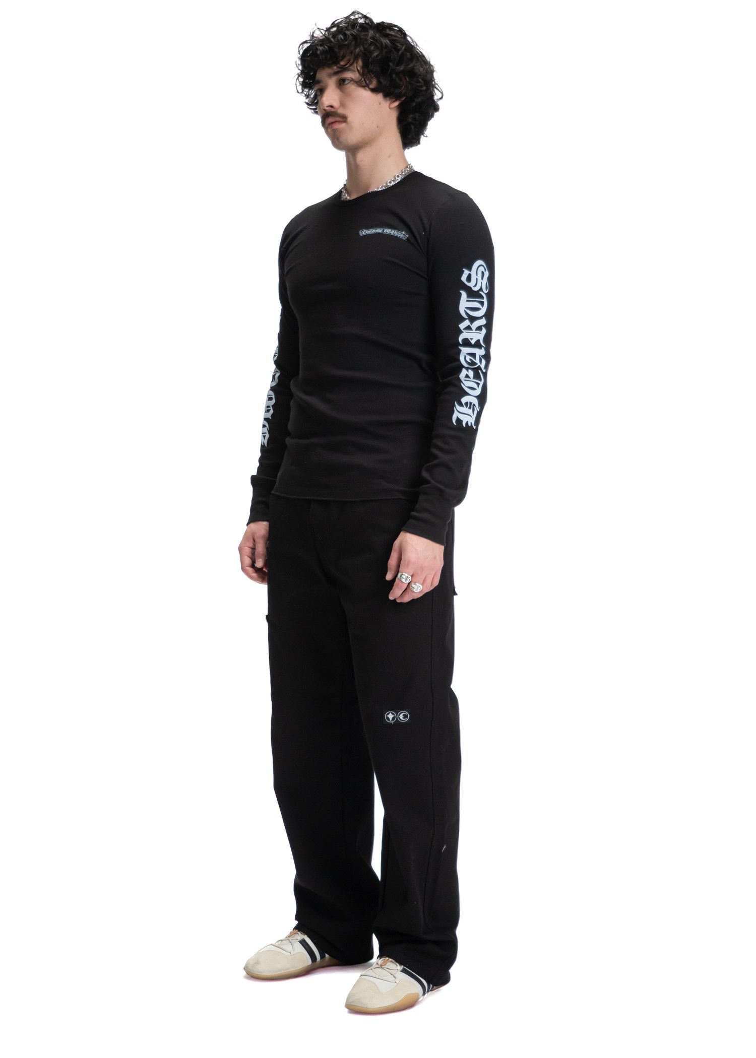 Chrome Hearts Chrome Hearts Classic Logo Thermal Longsleeve Size US M / EU 48-50 / 2 - 4 Thumbnail