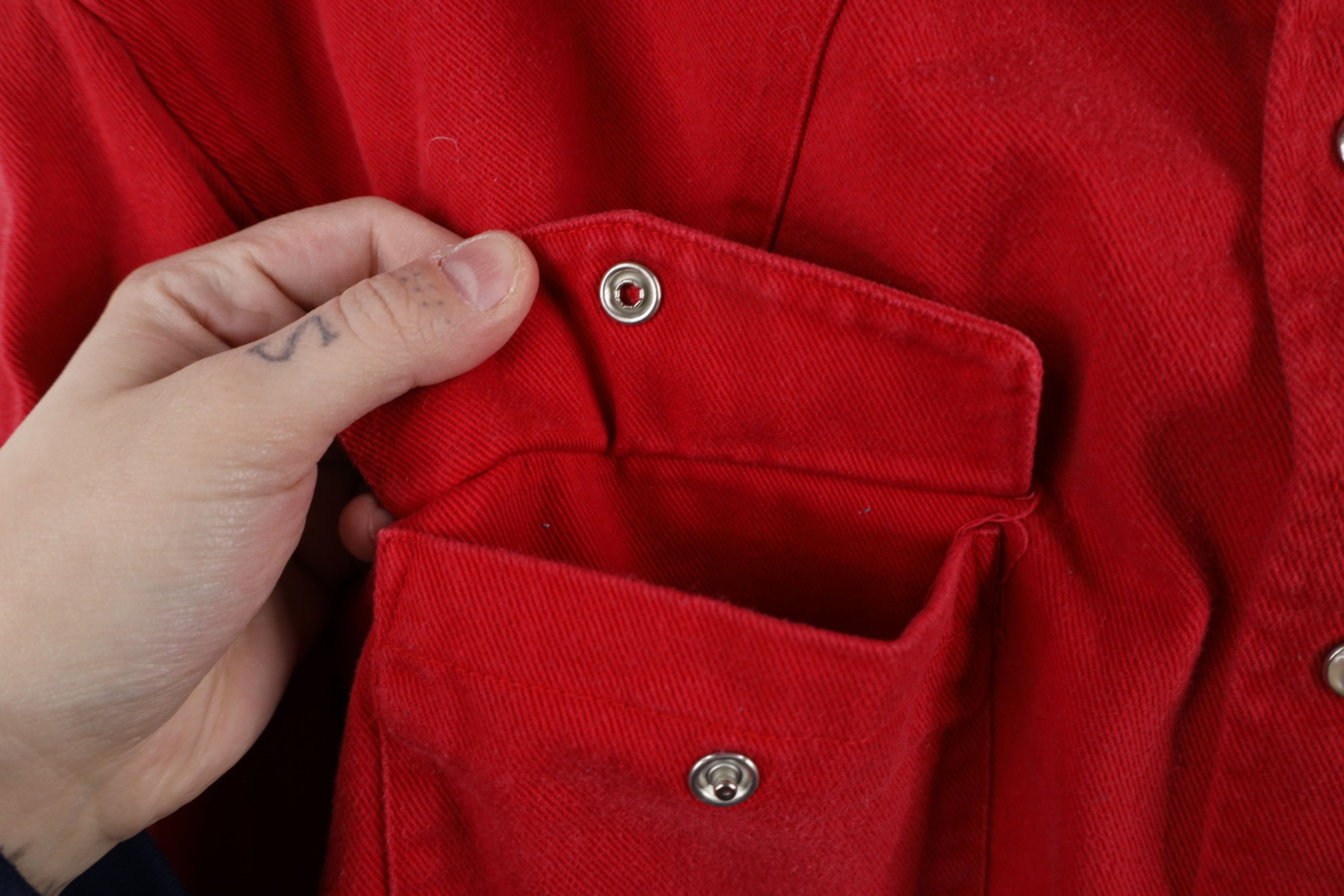 Marlboro × Vintage Vintage 90s Marlboro Snap Button Western Denim Jean Shirt Size US L / EU 52-54 / 3 - 5 Thumbnail