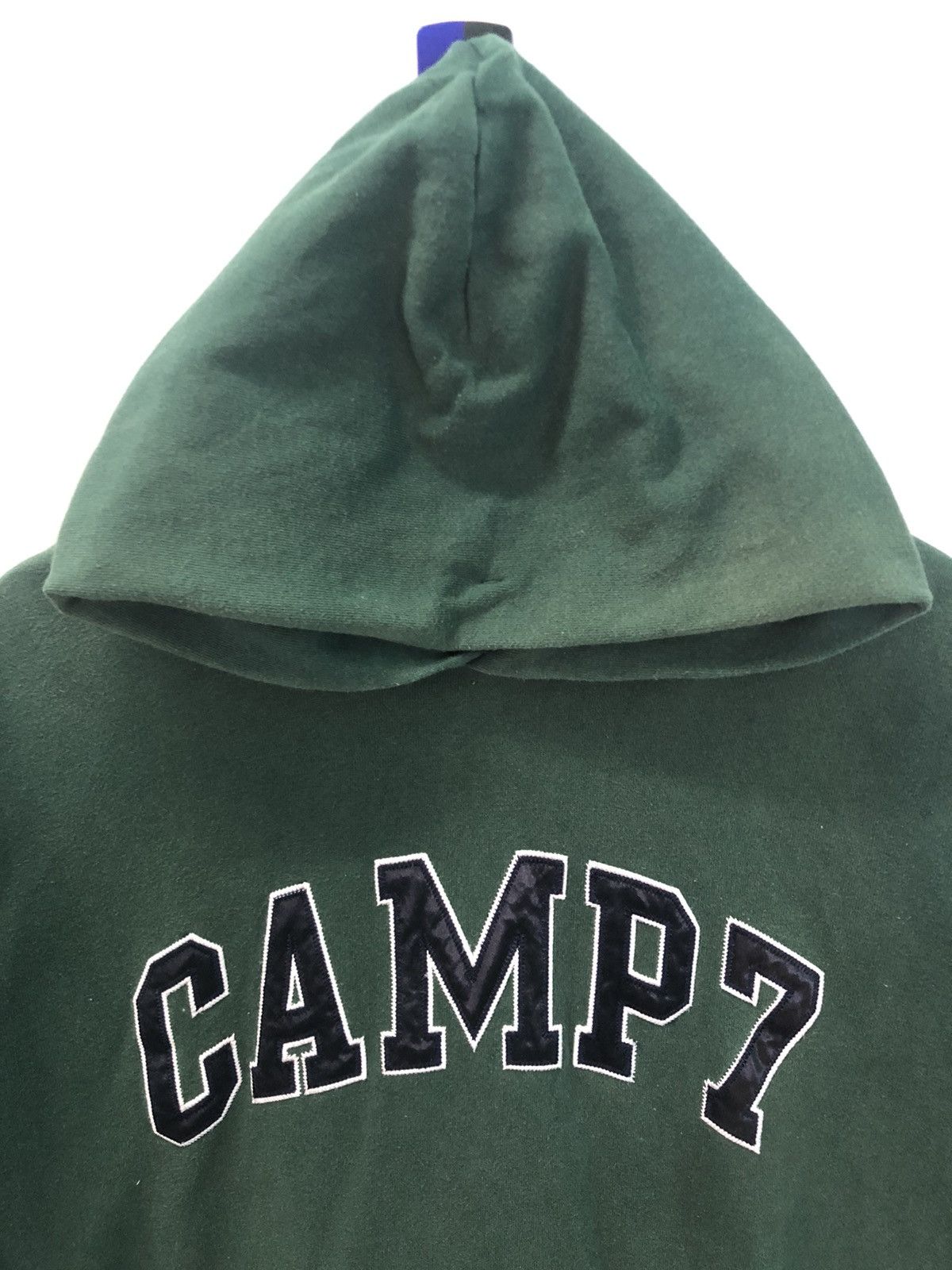 Japanese Brand × Vintage Camp7 Big Logo Boxy Hoodie Size US M / EU 48-50 / 2 - 9 Thumbnail