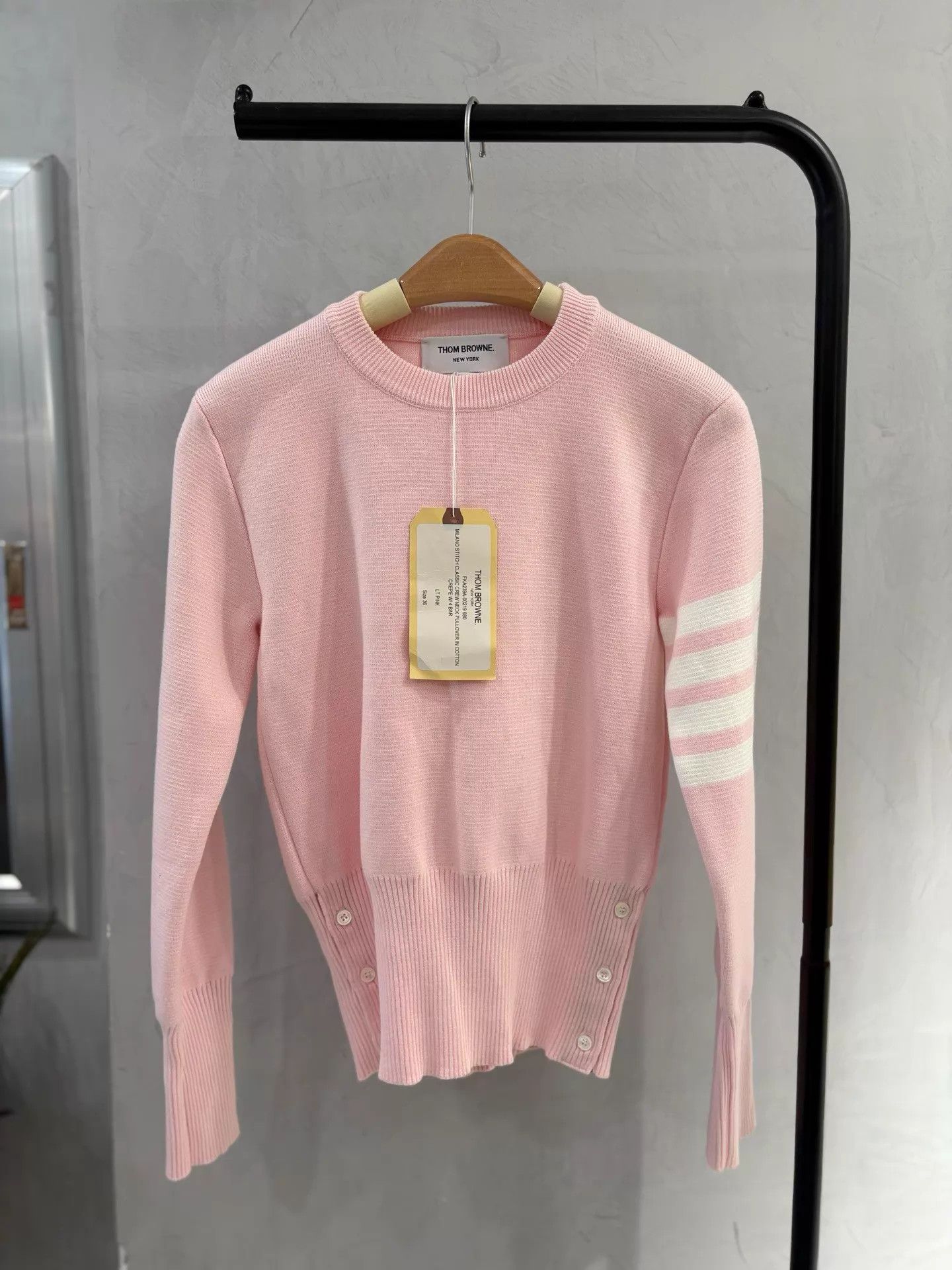 Thom Browne Thom Browne Sakura Pink Cotton Preppy Top 36 New w/ Tags Size XS / US 0-2 / IT 36-38 - 1 Thumbnail