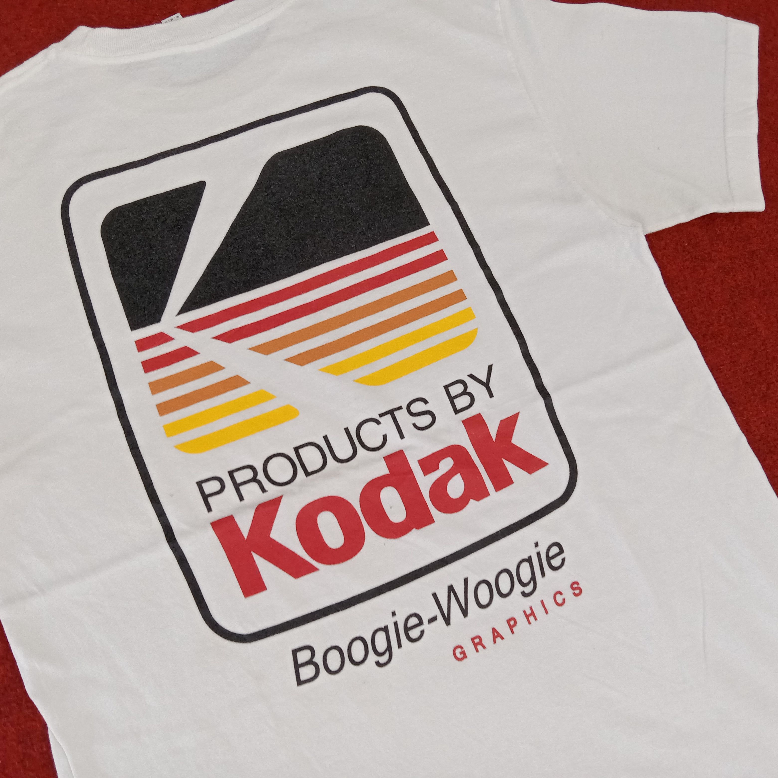 Kodak × Vintage Kodak Boogie Woogie Back Big Logo Design Tshirt Size US M / EU 48-50 / 2 - 2 Thumbnail