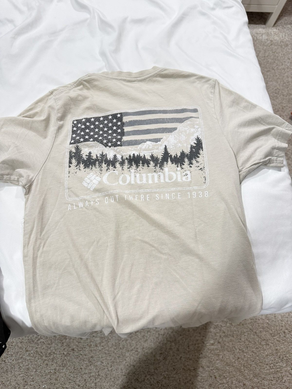 Columbia Columbia Rockaway River Tree Flag Graphic T-shirt Size US S / EU 44-46 / 1 - 1 Thumbnail