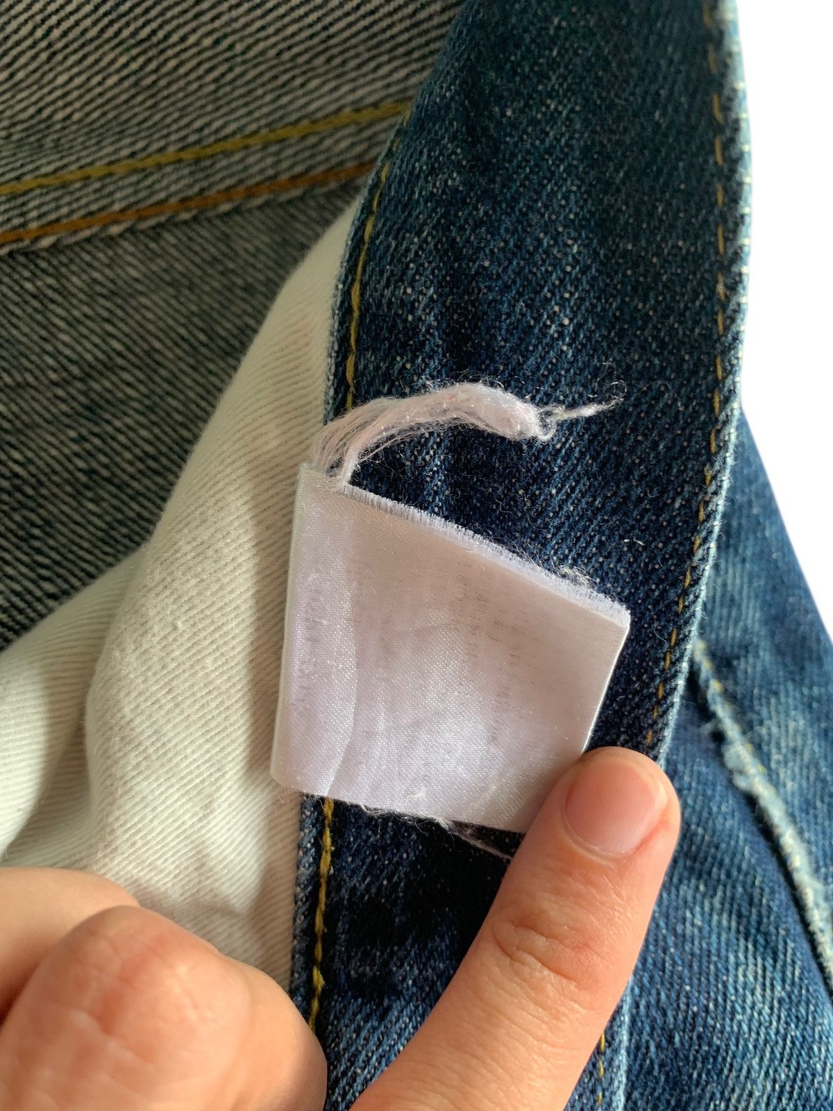 KOJIMA GENES KOJIMA SELVEDGE BUTTON FLY FADED JAPANESE DISTRESSED DENIM Size US 30 / EU 46 - 17 Thumbnail