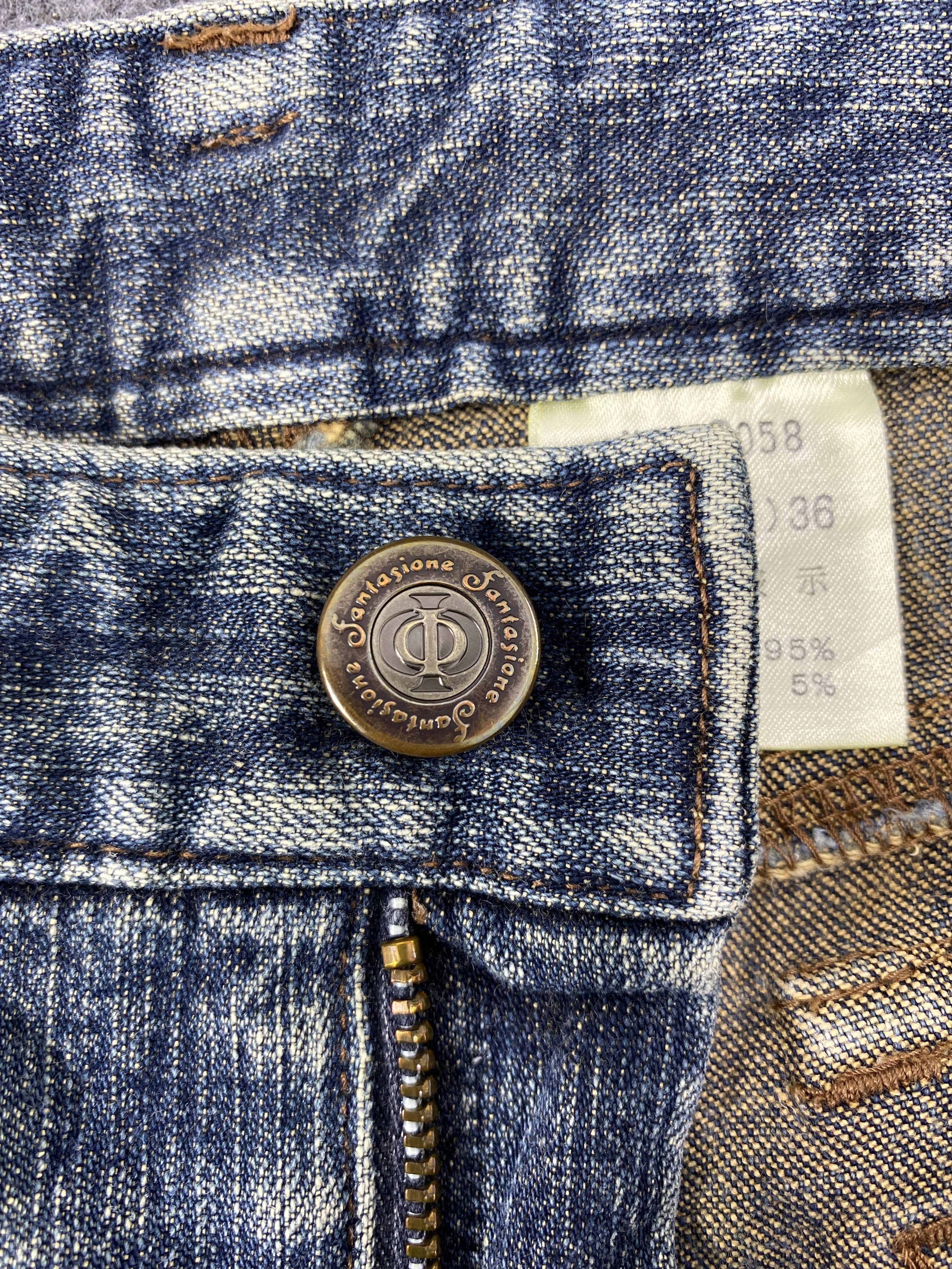 Japanese Brand Japanese Brand Fanfasione Wash jeans - J1123 Size US 27 - 8 Thumbnail