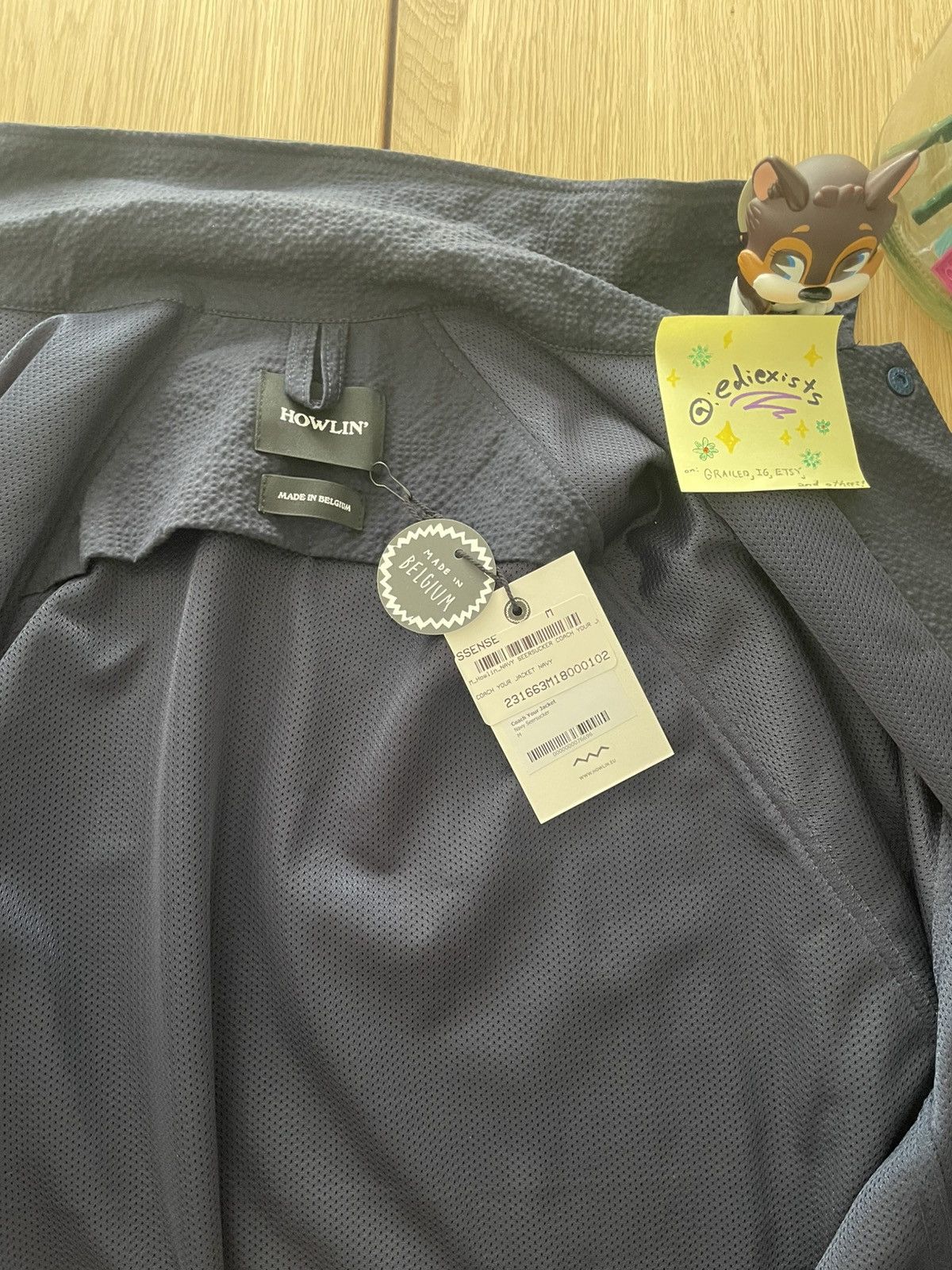Howlin' Navy buttoned coach jacket . very neat. Size M . 🦕 Size US M / EU 48-50 / 2 - 3 Thumbnail
