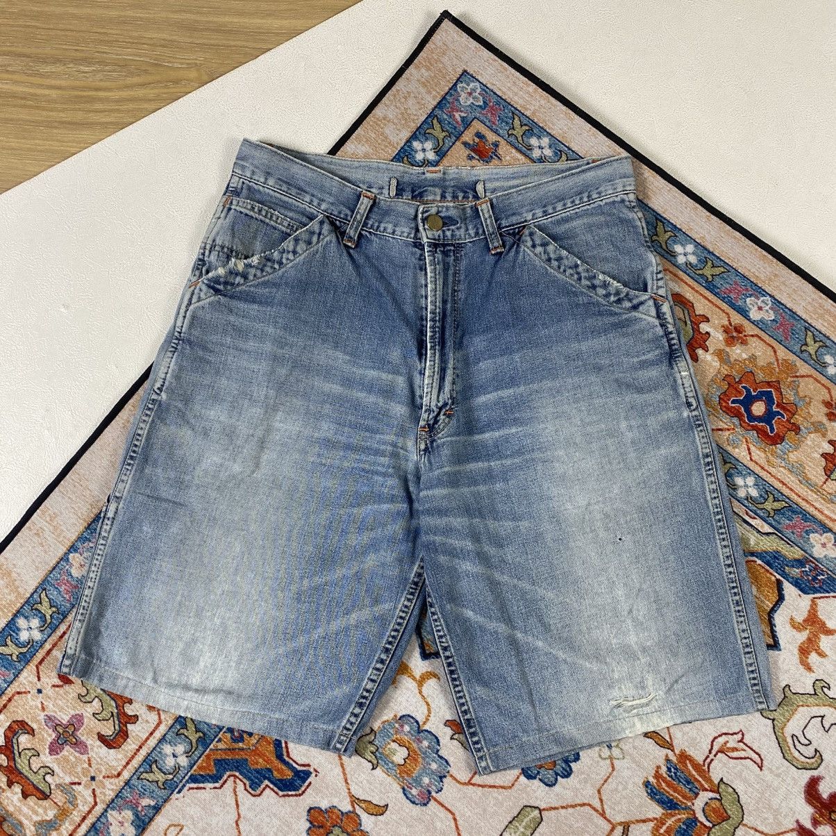 Carhartt Vtg Carhartt 100 Years Distressed Carpenter Jort Pants Size US 32 / EU 48 - 1 Thumbnail