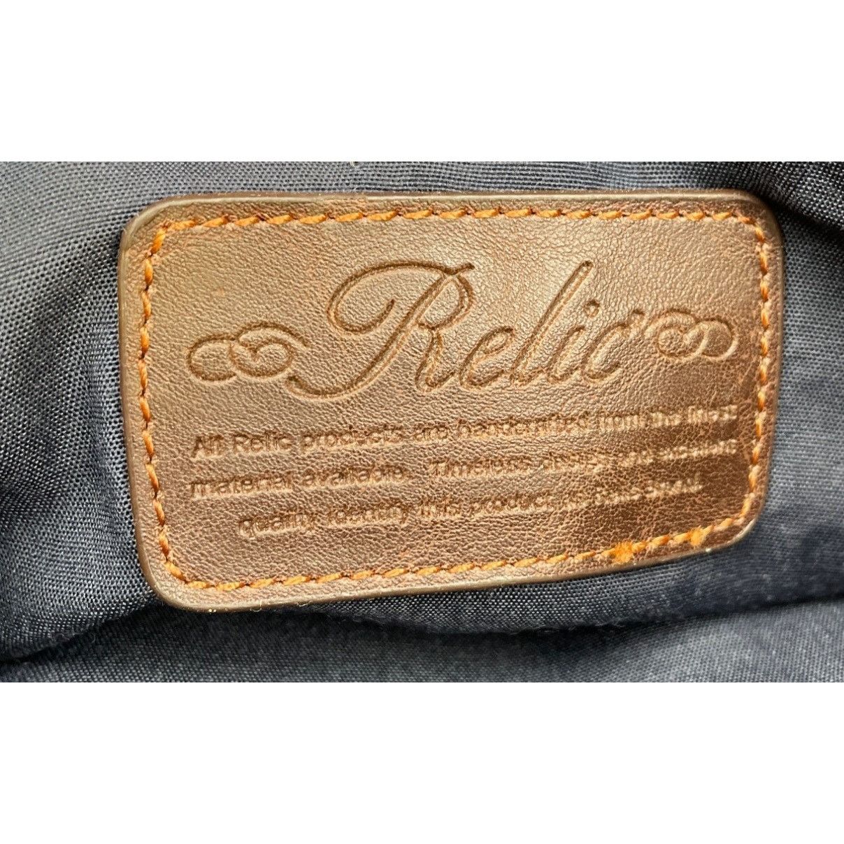 Relic Relic Women's Blue Denim Embroidered Cross Body Bag/ Purse S Size ONE SIZE - 6 Thumbnail