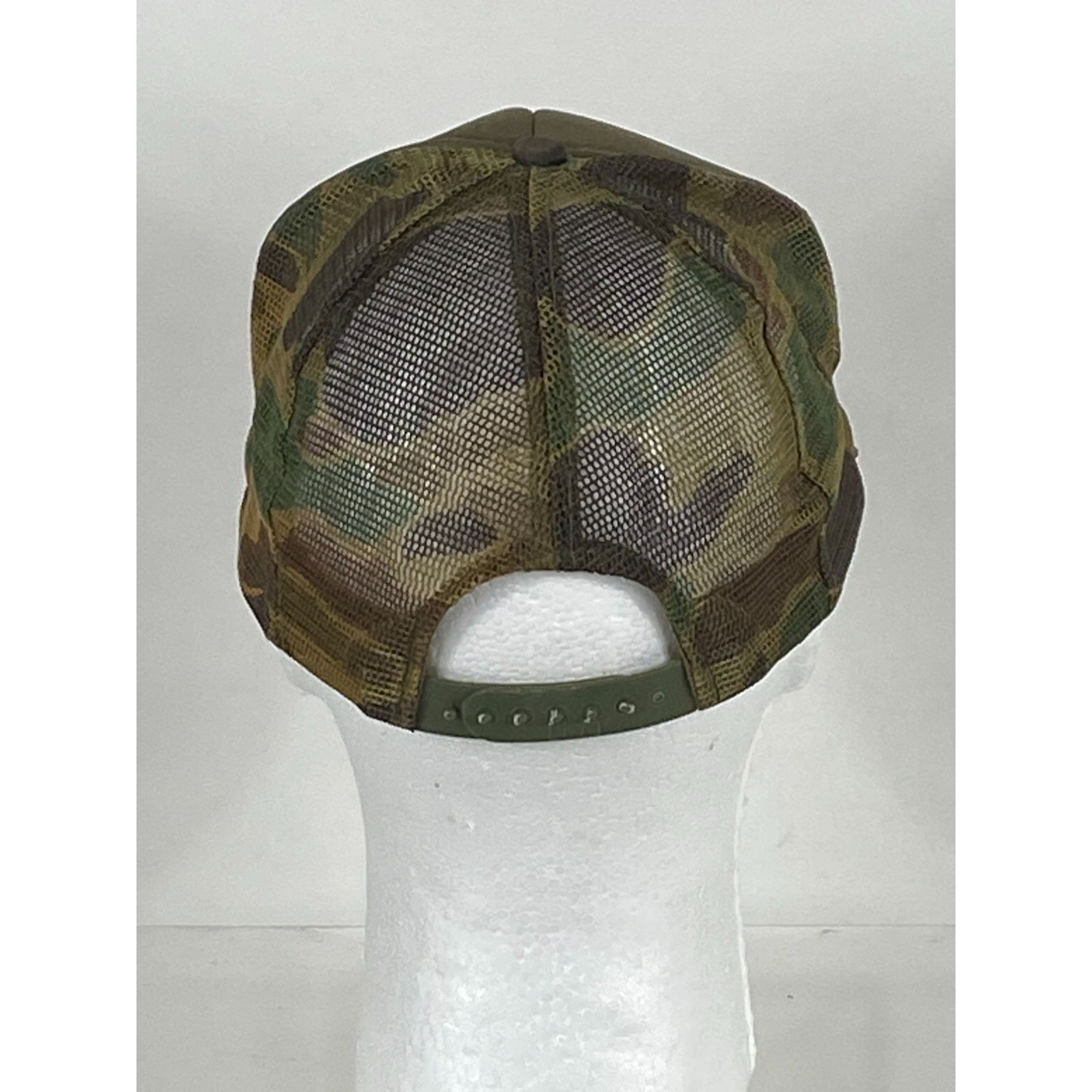 Other × Vintage Vintage Rare T.I. NJ Freehold Camouflage Trucker Mesh Snapba Size ONE SIZE - 4 Thumbnail