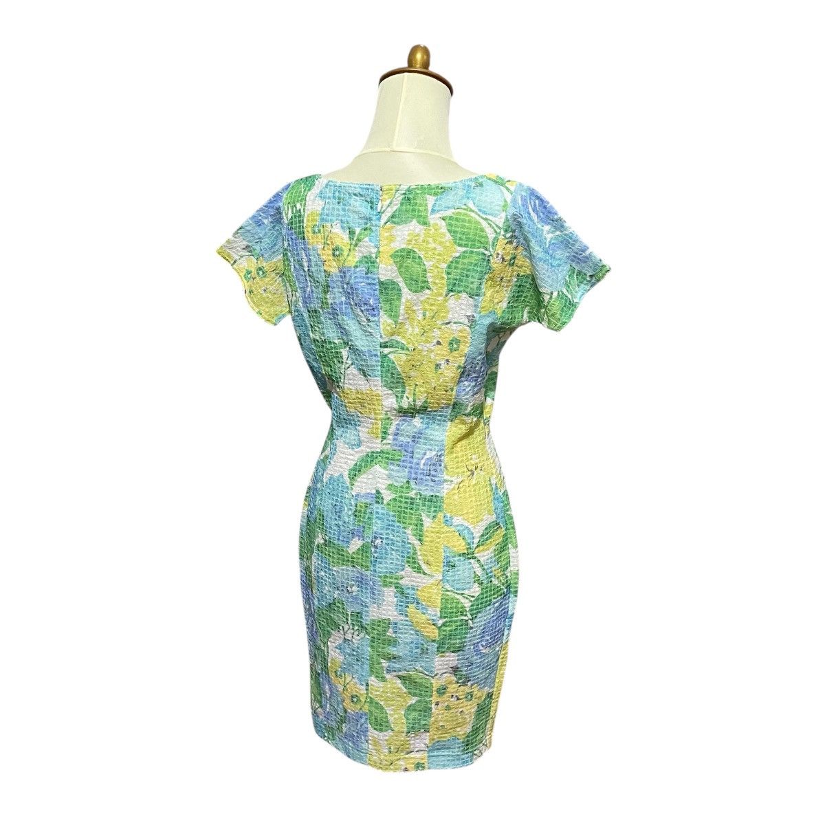 Christian Dior Monsieur Christian Dior Mid Length Floral Dress Size L / US 10 / IT 46 - 6 Thumbnail