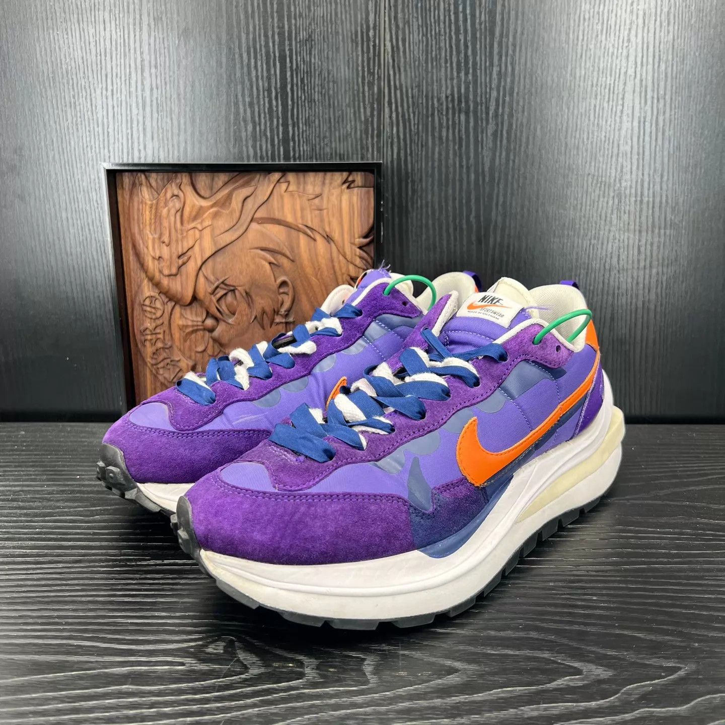 Nike Nike sacai vaporwaffle Purple Gold 45 boxed New Size US 12 / EU 45 - 1 Thumbnail