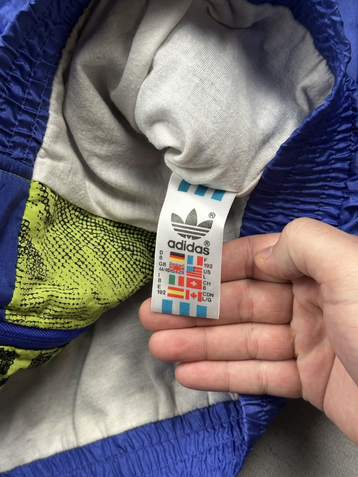 Adidas Vintage adidas Originals 90s Windbreaker Jacket Full-Zip 80s Size US XL / EU 56 / 4 - 6 Thumbnail