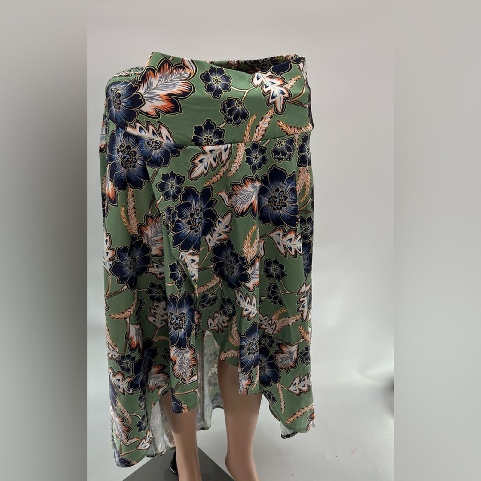 & Other Stories Women's High Low Maxi Skirt – Olive Green Sz S NWOT Size 28" / US 6 / IT 42 - 6 Thumbnail