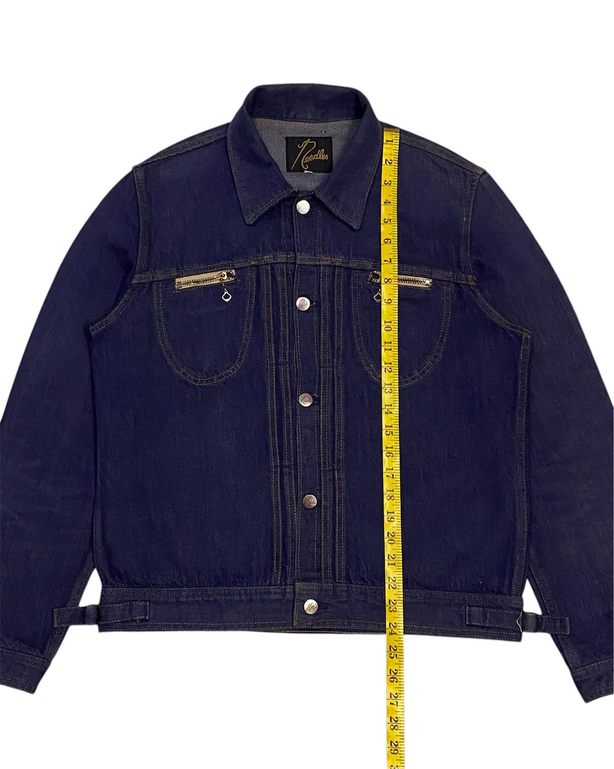 Needles 🪡Needles Selvedge Zip Chest Pocket Denim Jacket Size US S / EU 44-46 / 1 - 20 Thumbnail