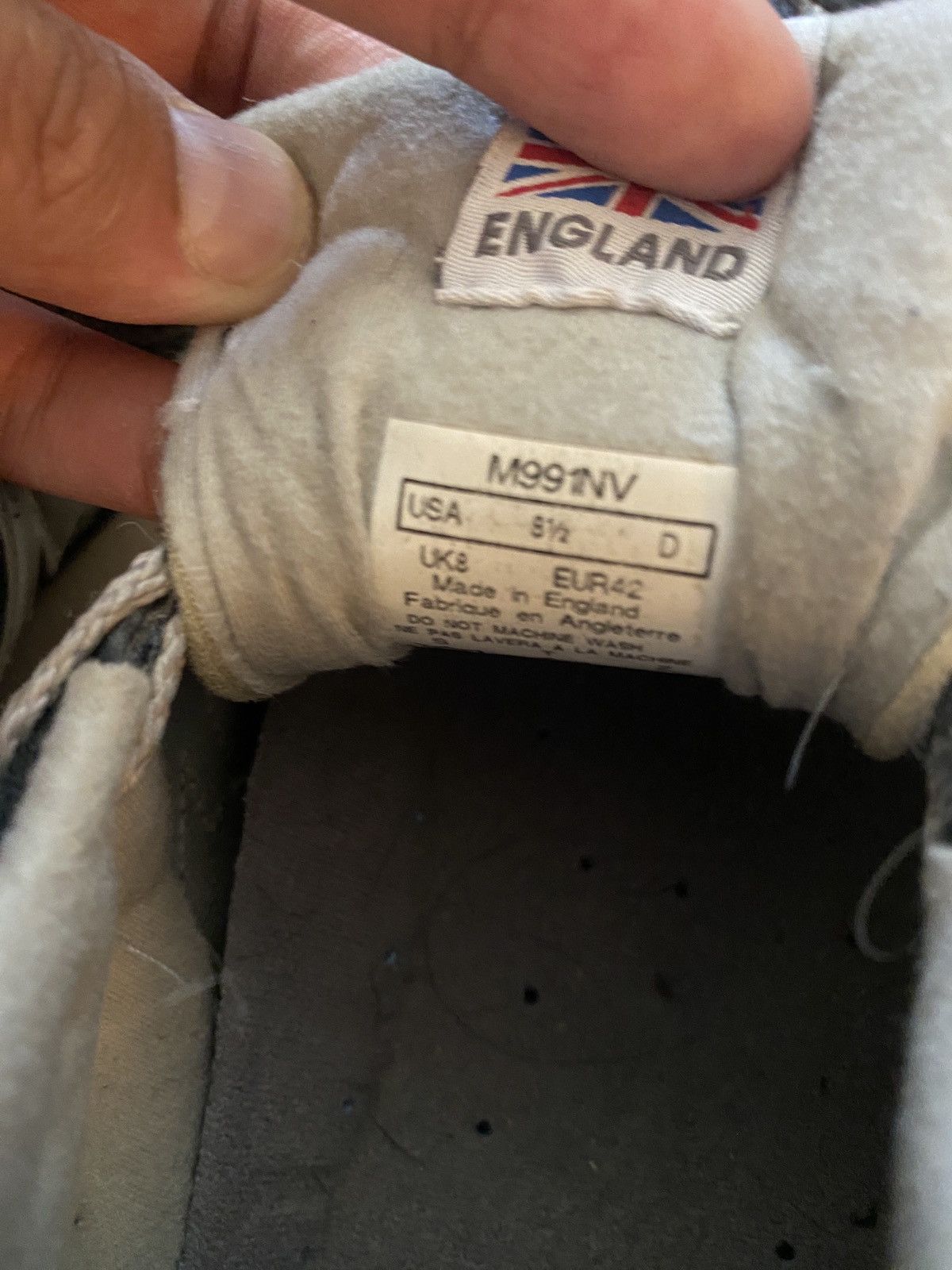 New Balance New Balance 991NV Made in England sz 8.5 Size US 8.5 / EU 41-42 - 7 Thumbnail