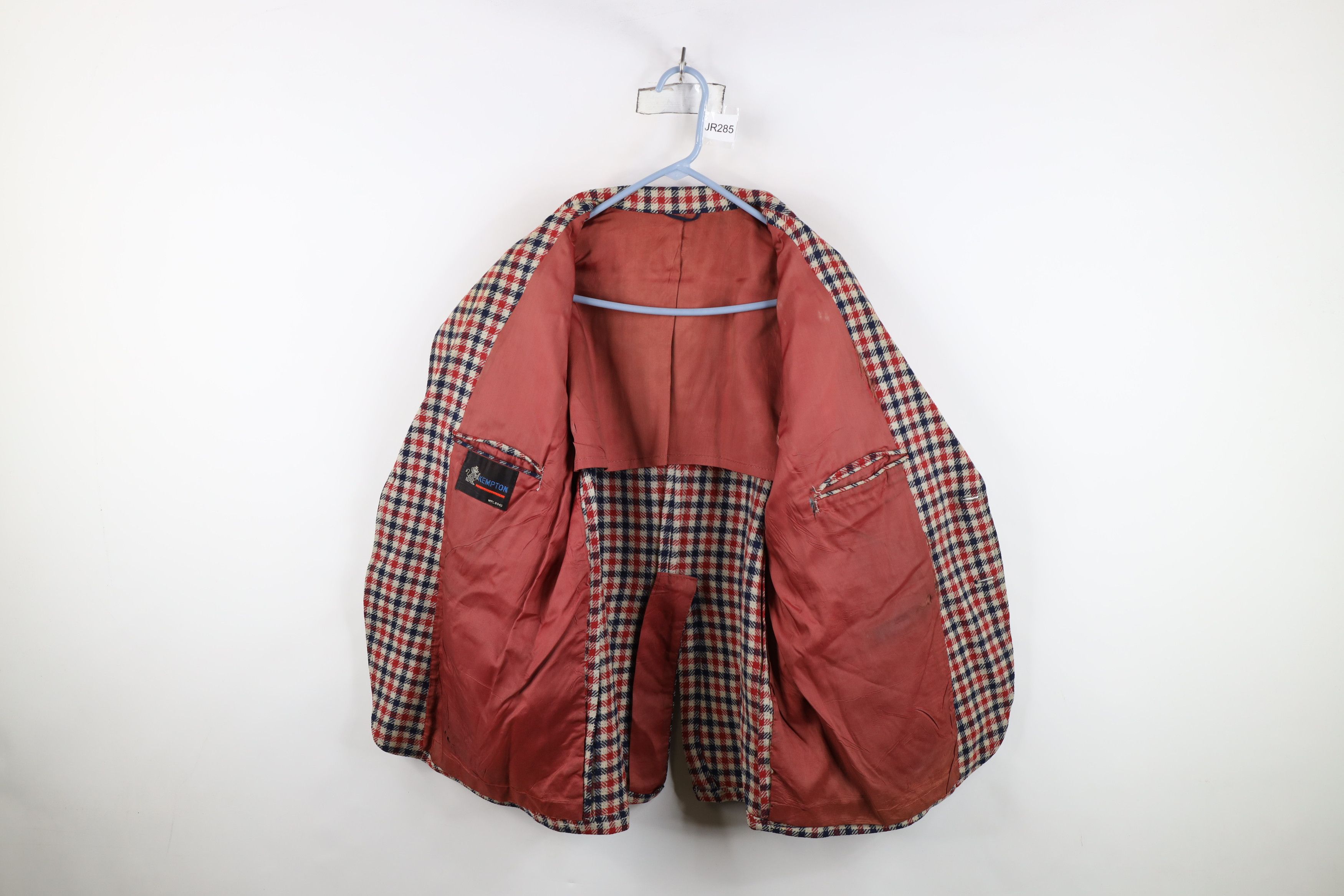 Vintage Vintage 60s 70s Rockabilly Suit Coat Blazer Jacket Plaid USA Size US XXL / EU 58 / 5 - 9 Thumbnail
