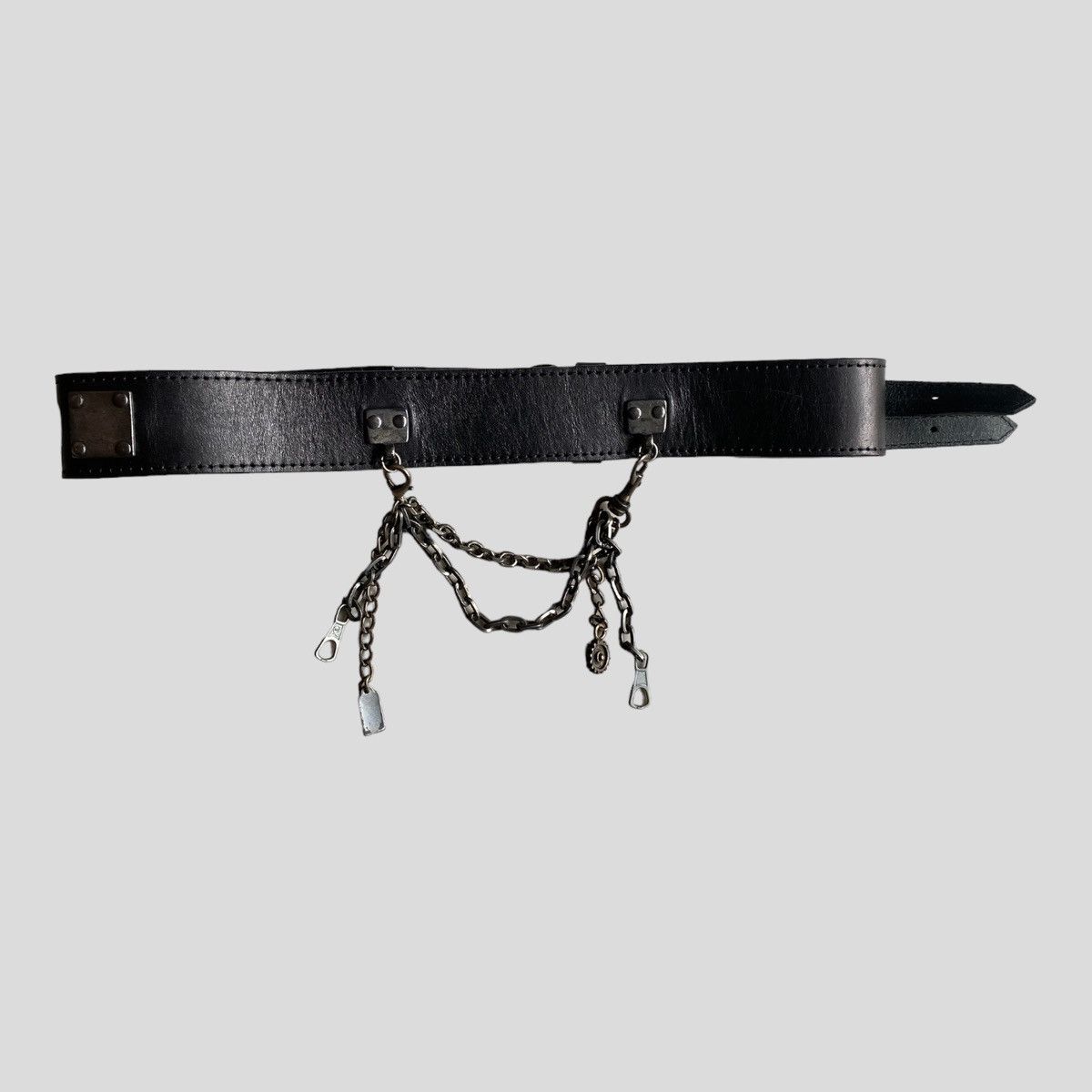 Alexander McQueen Alexander McQueen Double Buckle Chains Belt Size ONE SIZE - 1 Thumbnail