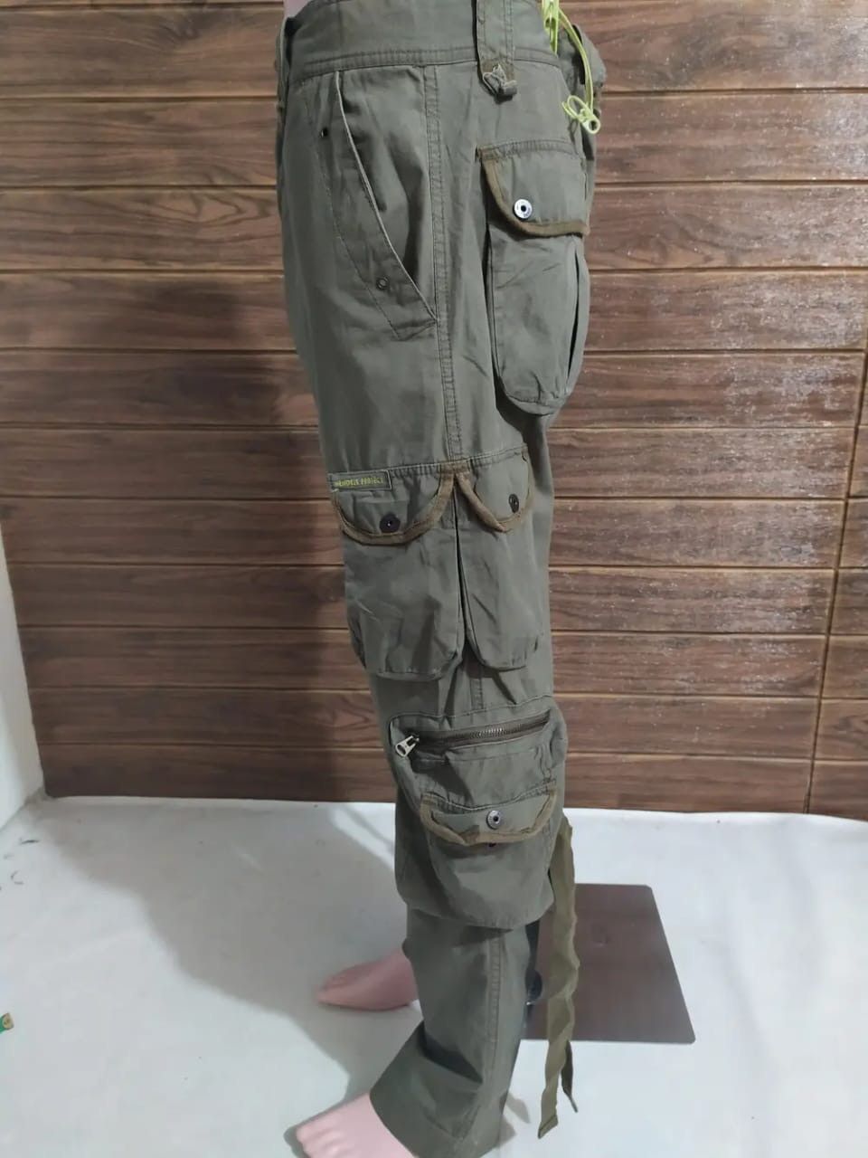 Japanese Brand Hendrix Project Multipocket Tactical Cargo Bondage Pants Size US 34 / EU 50 - 12 Thumbnail