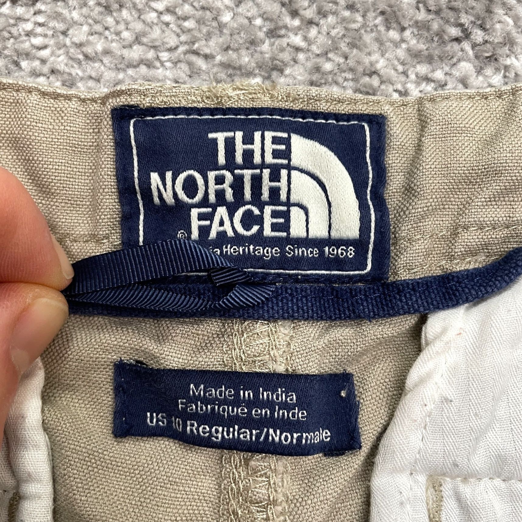 The North Face The North Face Outdoor Shorts Womens 10 Brown Linen Blend Mid Rise Trekking 34x3 Size 32" / US 10 / IT 46 - 4 Thumbnail