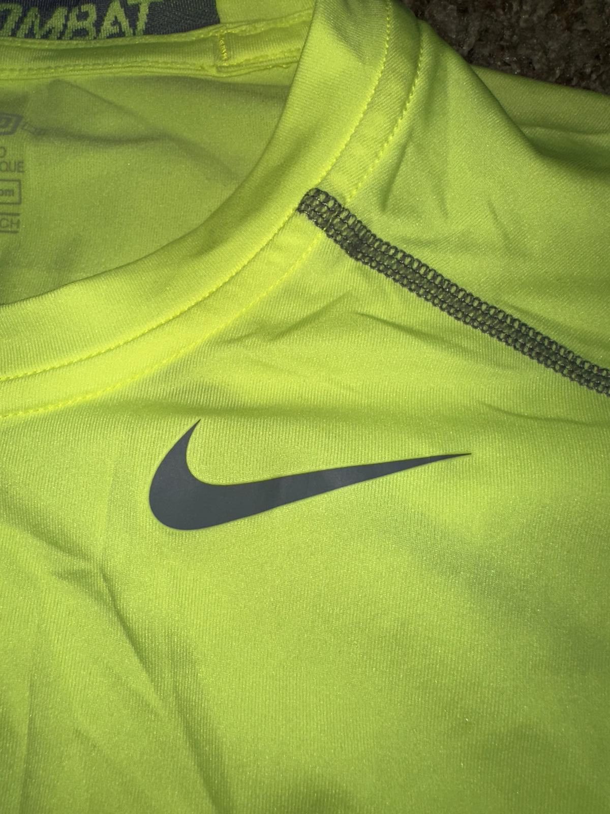 Nike Nike Men’s Dri Fit Pro Combat Fitted Volt Long Sleeve T-Shirt Size US S / EU 44-46 / 1 - 4 Thumbnail