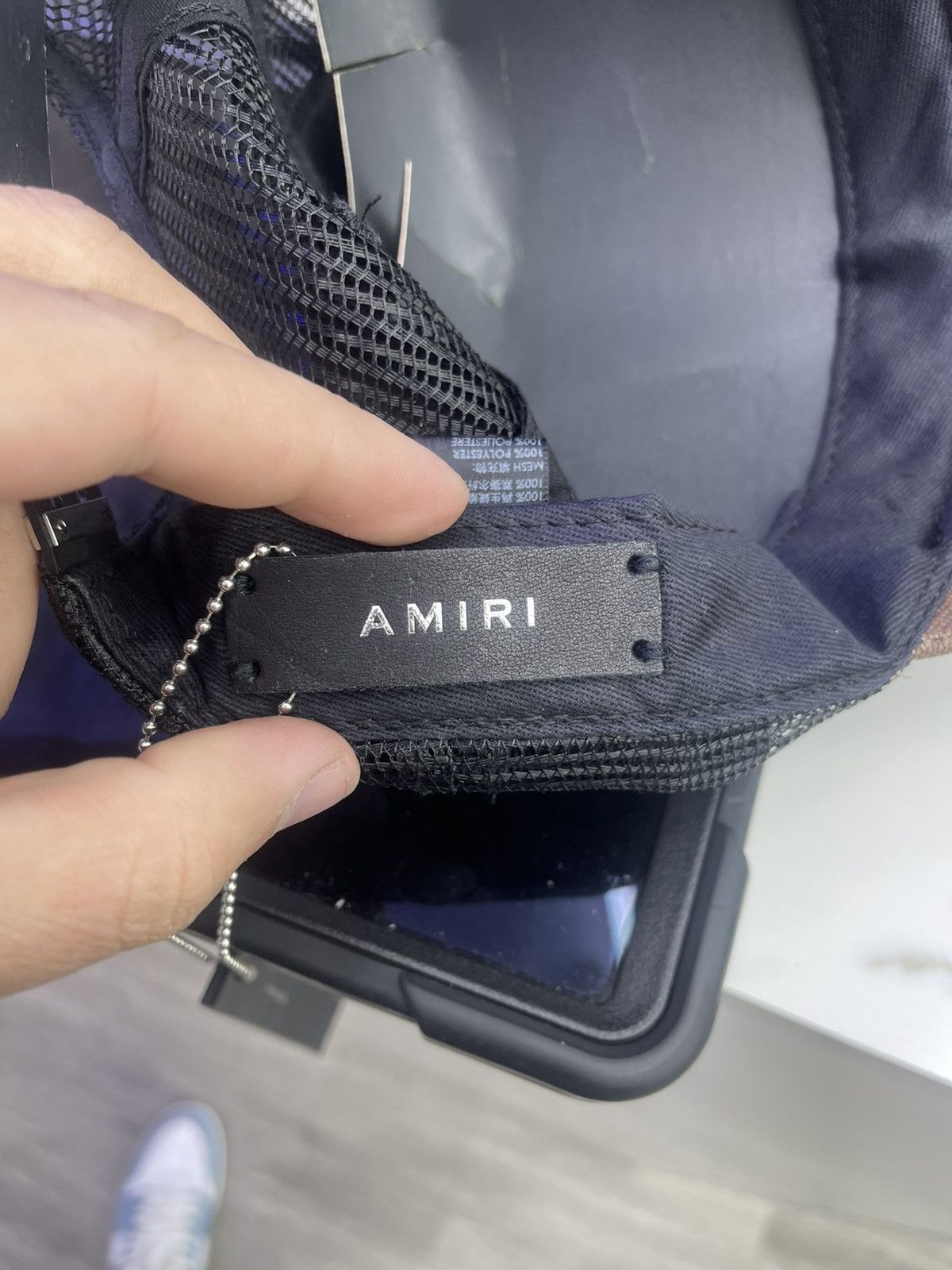 Amiri Amiri Stencil logo jean hat brown/ black Size 32 - 4 Thumbnail