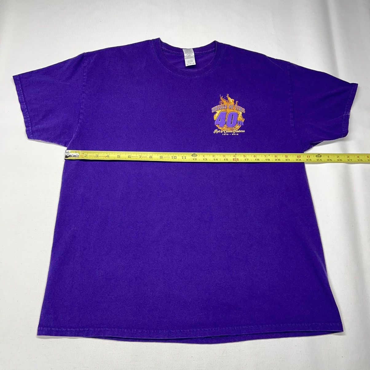 Gildan × Vintage VTG Car Tee Shirt Purple Hot Rod Classic Custom Auto Graphic Size US XL / EU 56 / 4 - 16 Thumbnail