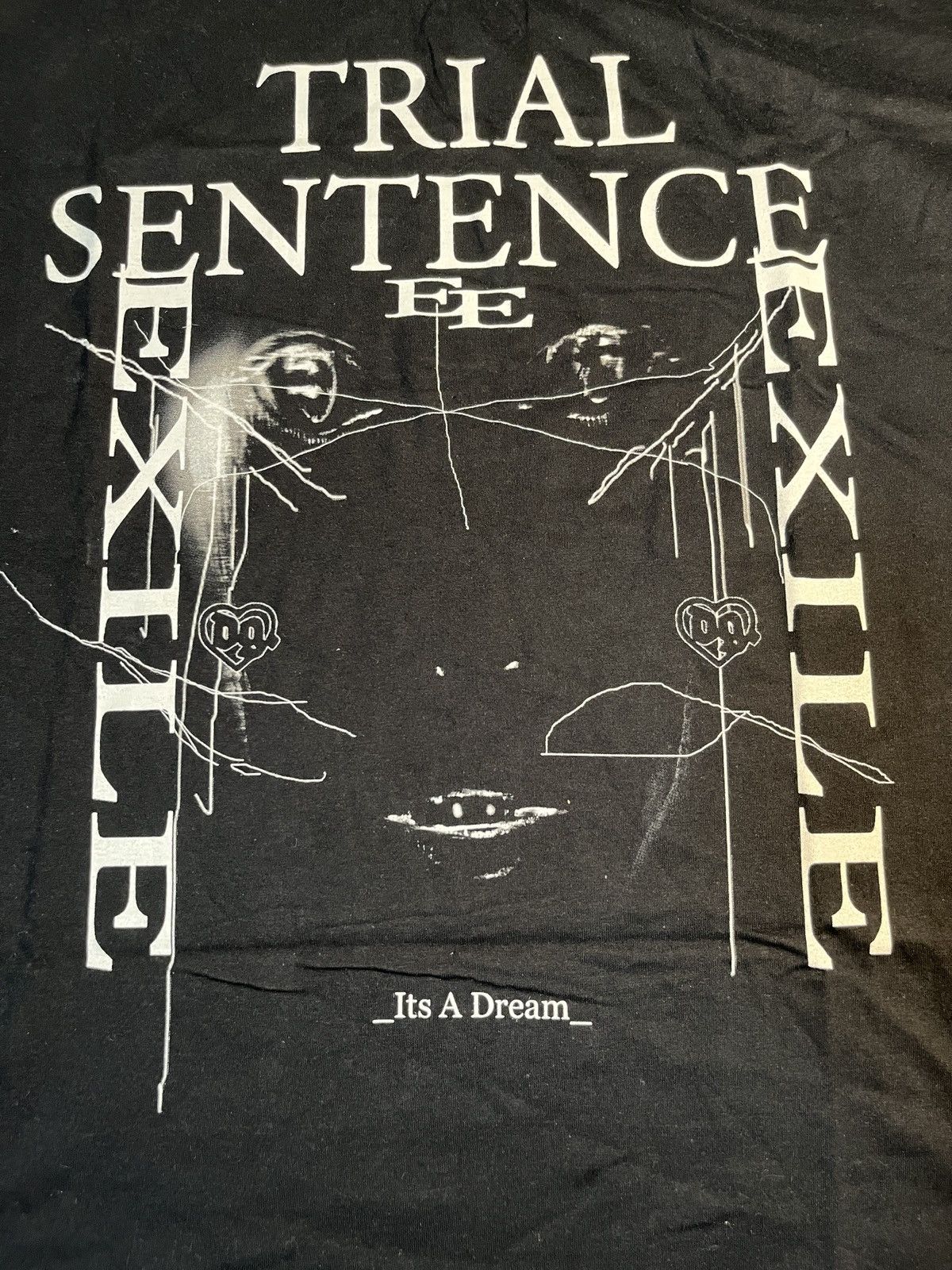 Drain Gang Bladee Trial Sentence Tee Black Size US XL / EU 56 / 4 - 2 Thumbnail