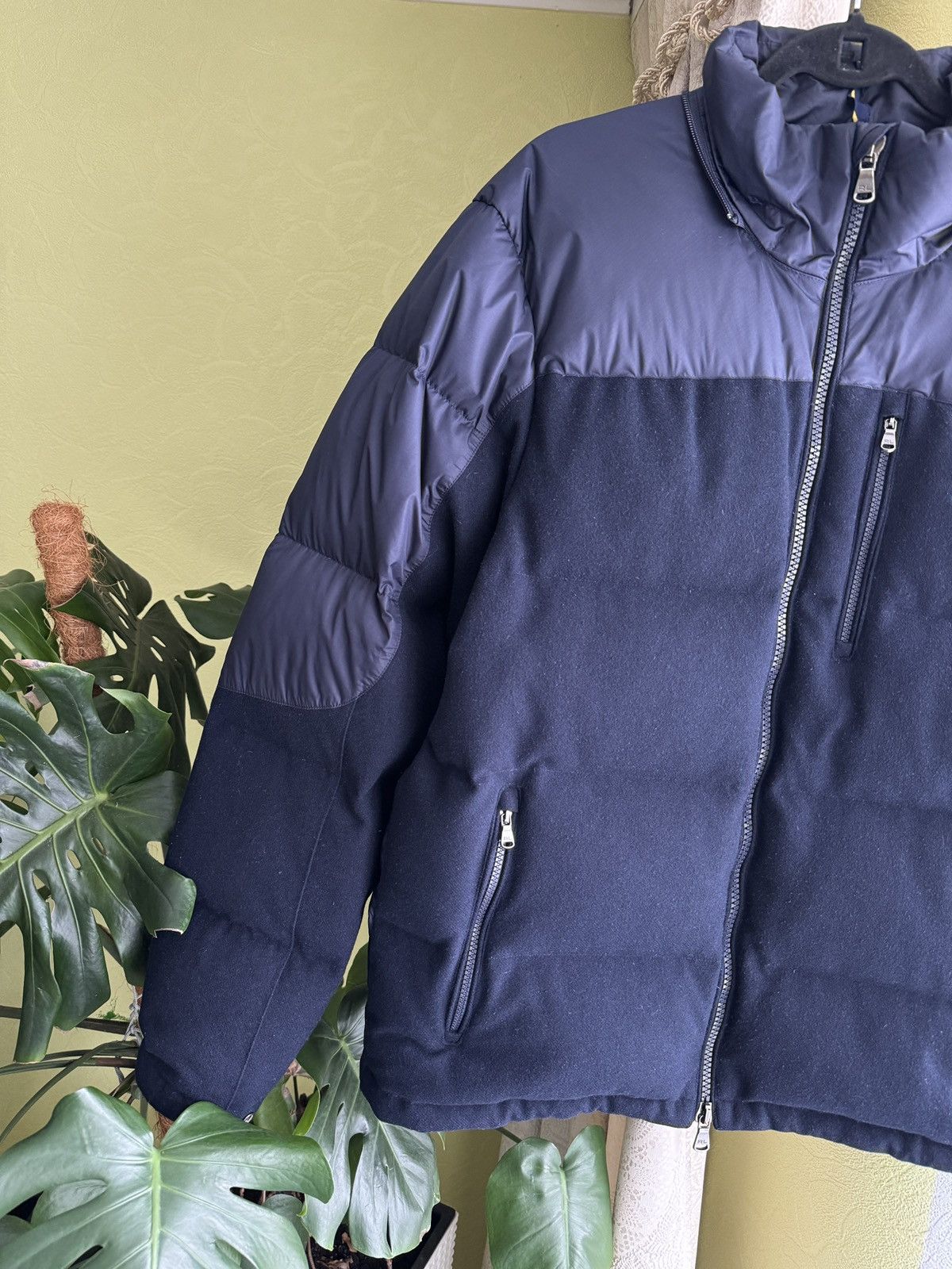 Polo Ralph Lauren Polo Ralph Lauren Nylon Wool Down Puffer Jacket Navy Size US L / EU 52-54 / 3 - 4 Thumbnail
