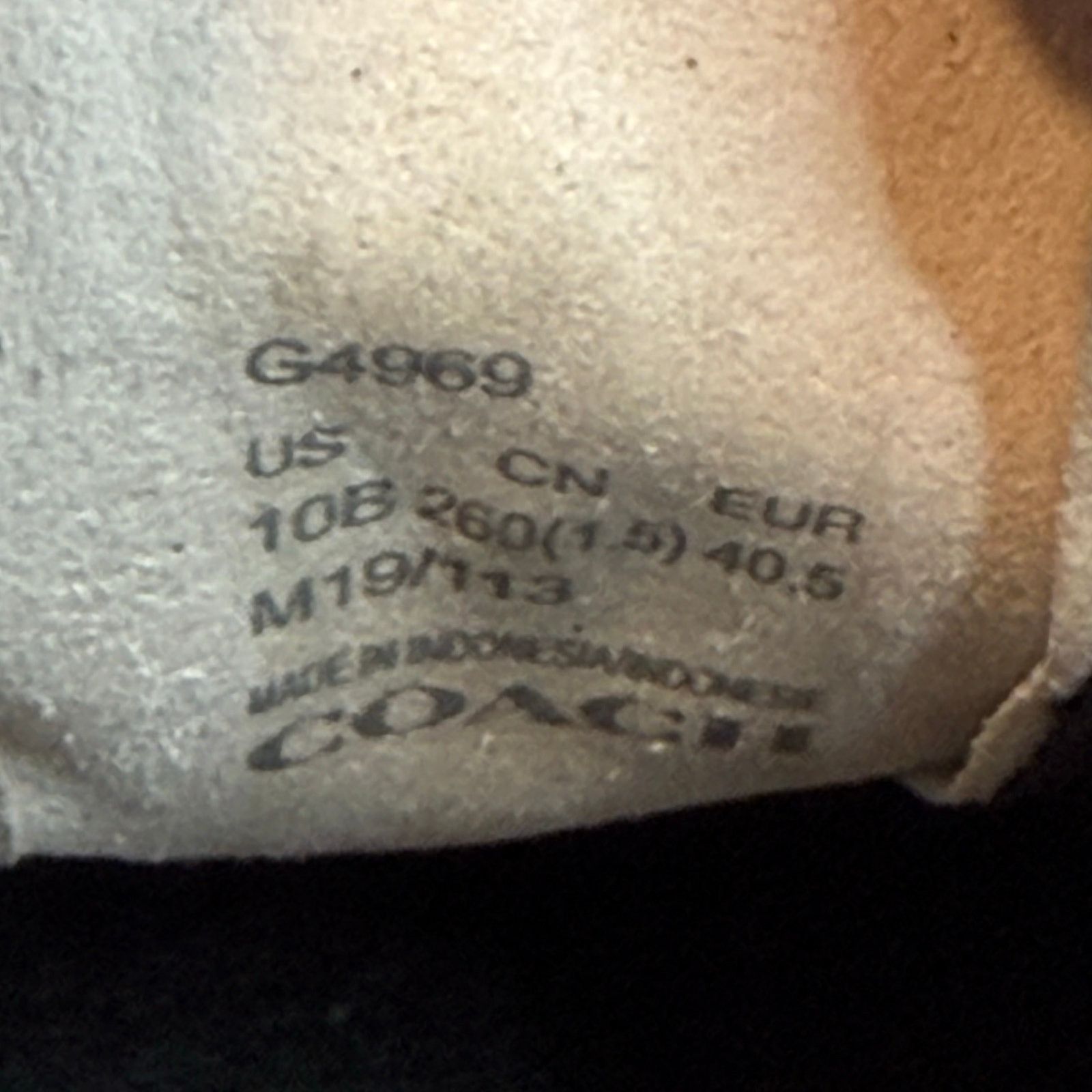 Coach Coach Citysole Runner ‘Chalk/Black’ Sneakers Womens Size 10 Size US 10 / IT 40 - 7 Thumbnail