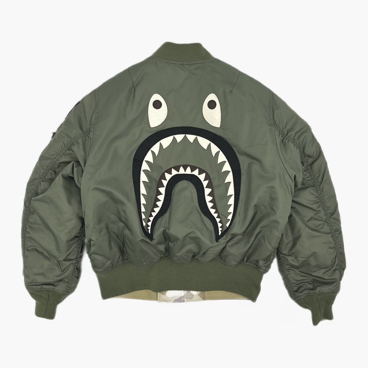 BAPE x Alpha Industries reversible MA-1 bomber jacket